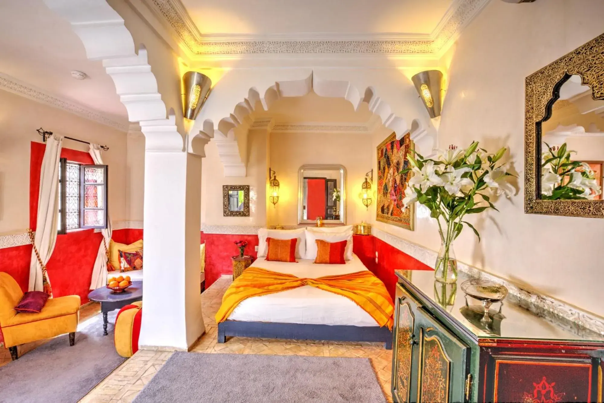Photo of the whole room, Bed in Riad Dar El Souk