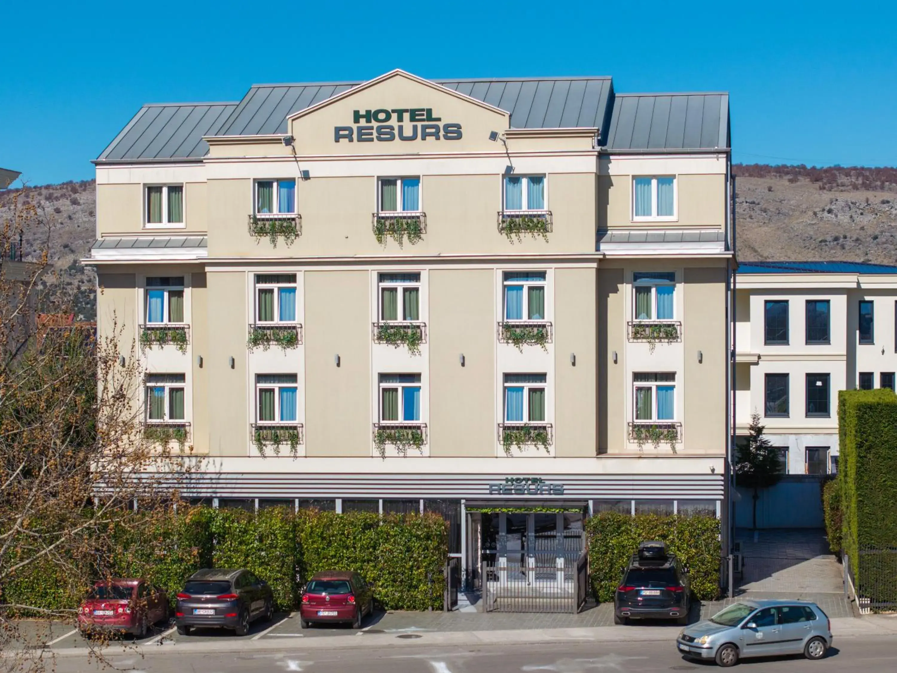 Facade/entrance in Hotel Resurs Facade/entrance in Hotel Resurs