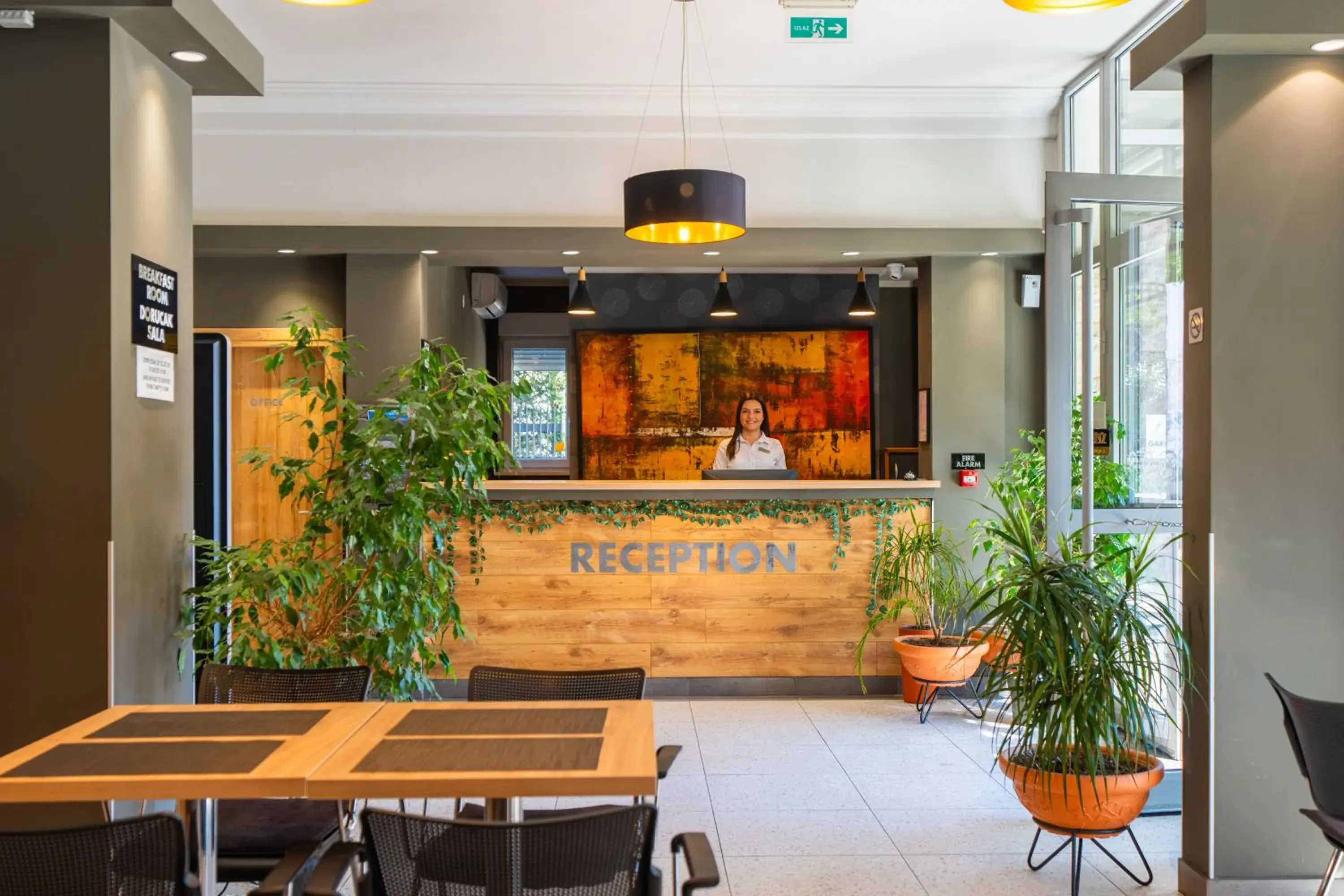 Lobby or reception in Hotel Resurs Lobby or reception in Hotel Resurs