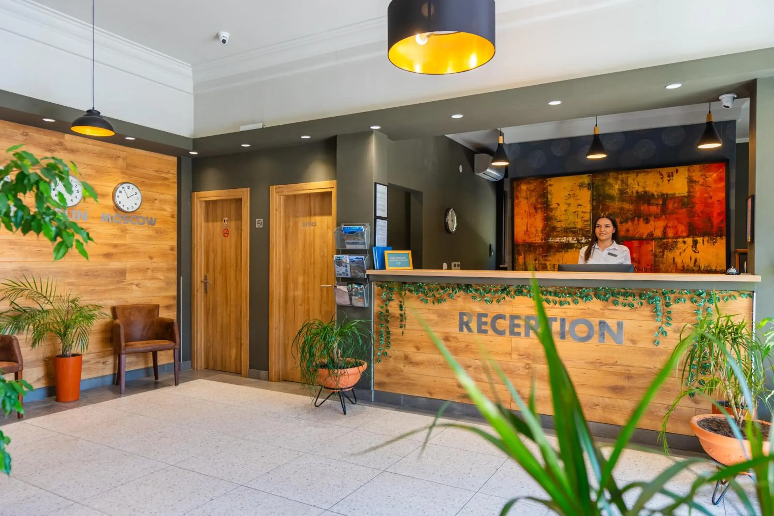 Lobby or reception in Hotel Resurs Lobby or reception in Hotel Resurs