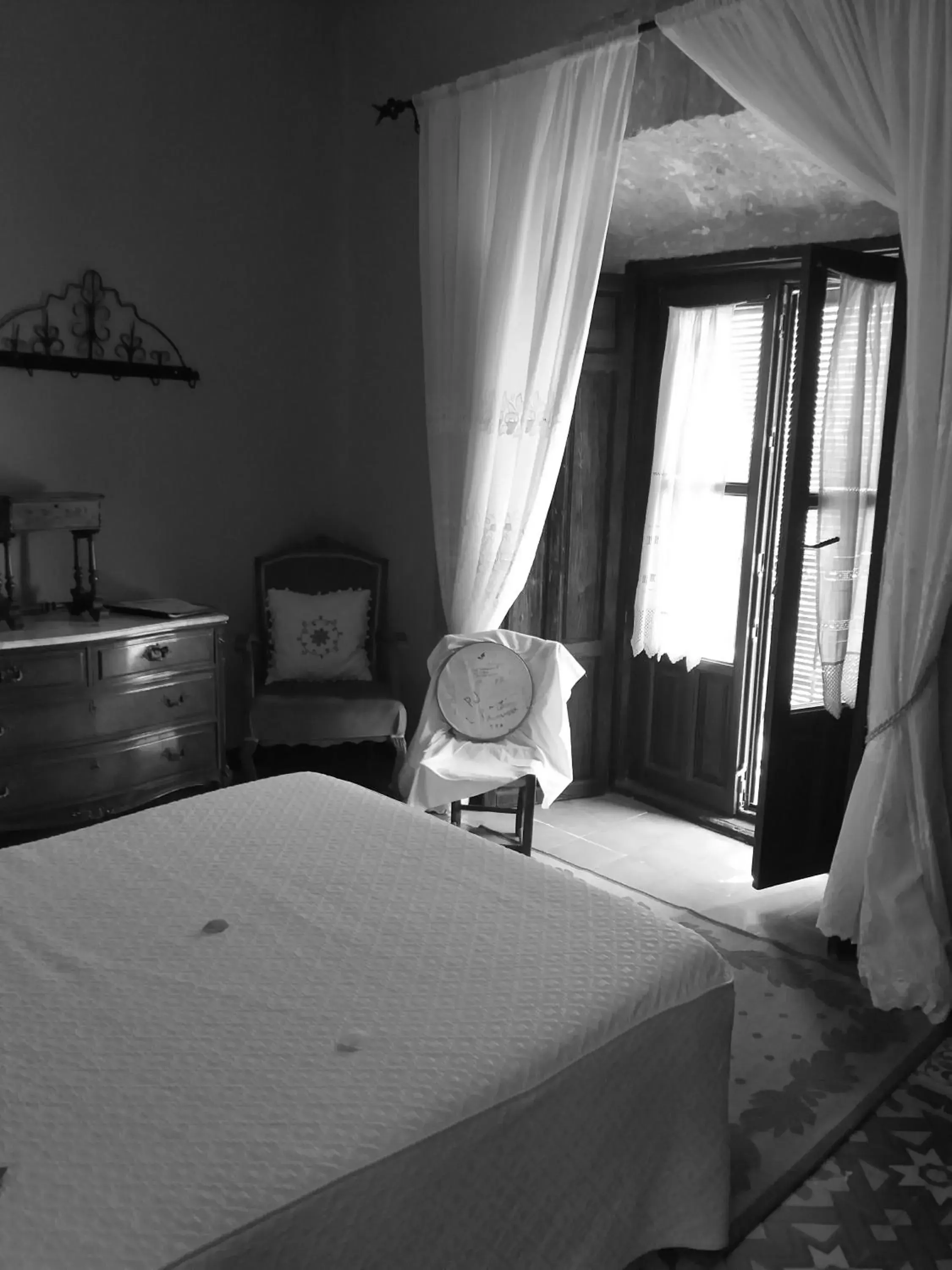 Bed in Hotel Palacio Guzmanes Bed in Hotel Palacio Guzmanes