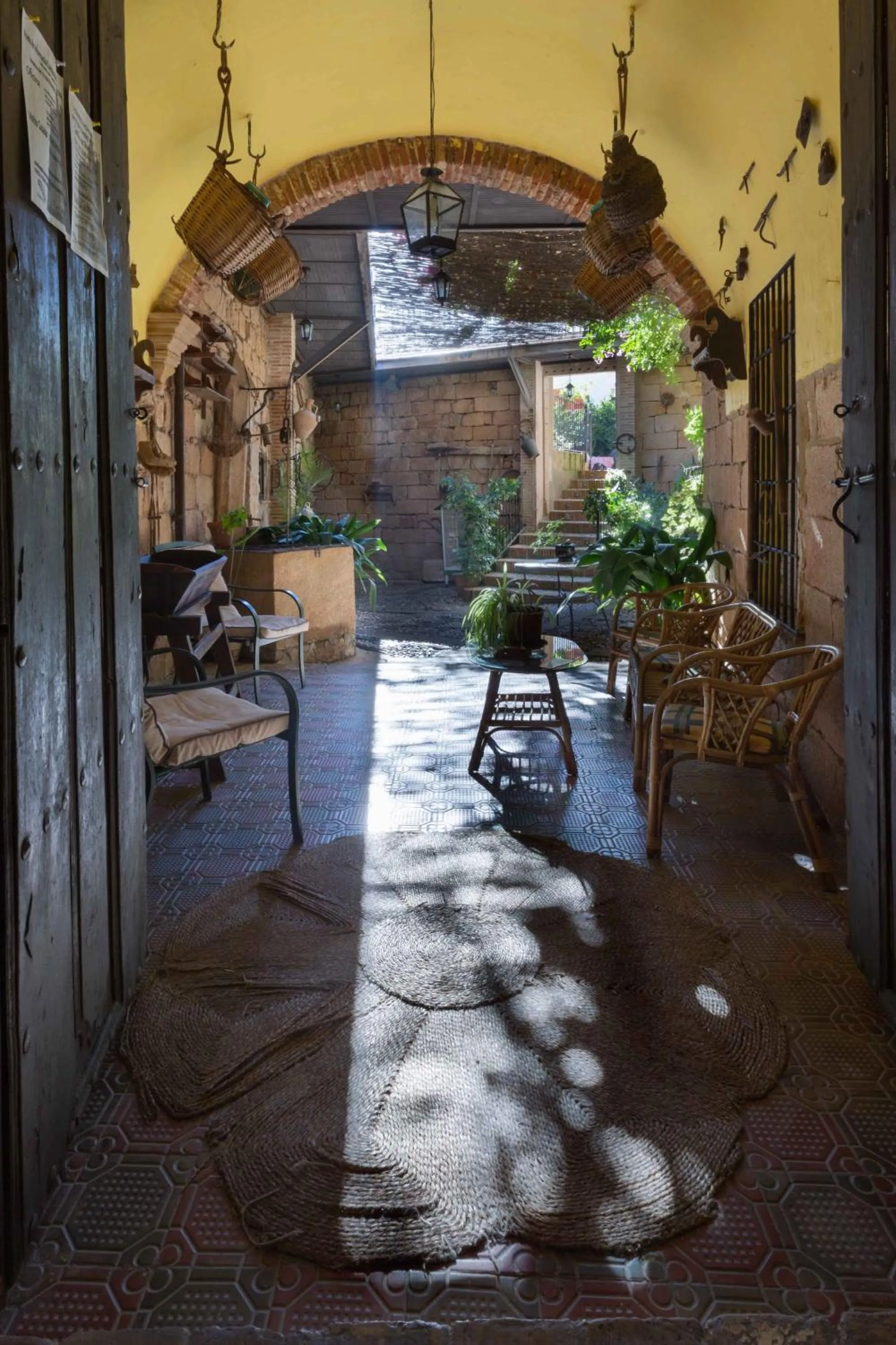 Patio in Hotel Palacio Guzmanes