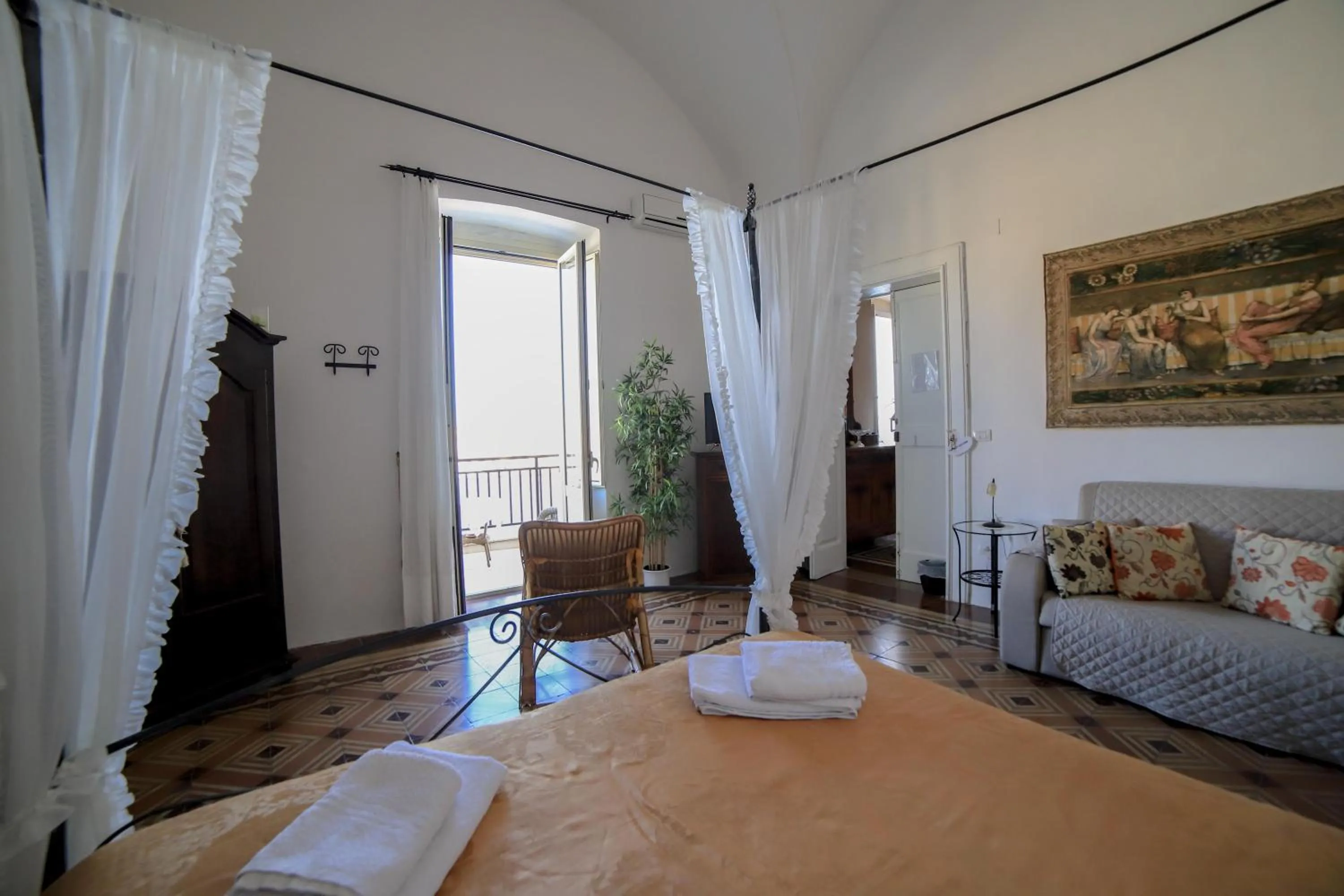 Bedroom in Palazzo Barba