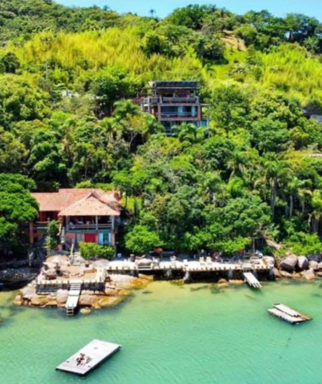 Bird's eye view in Tainha da Praia Aparthotel