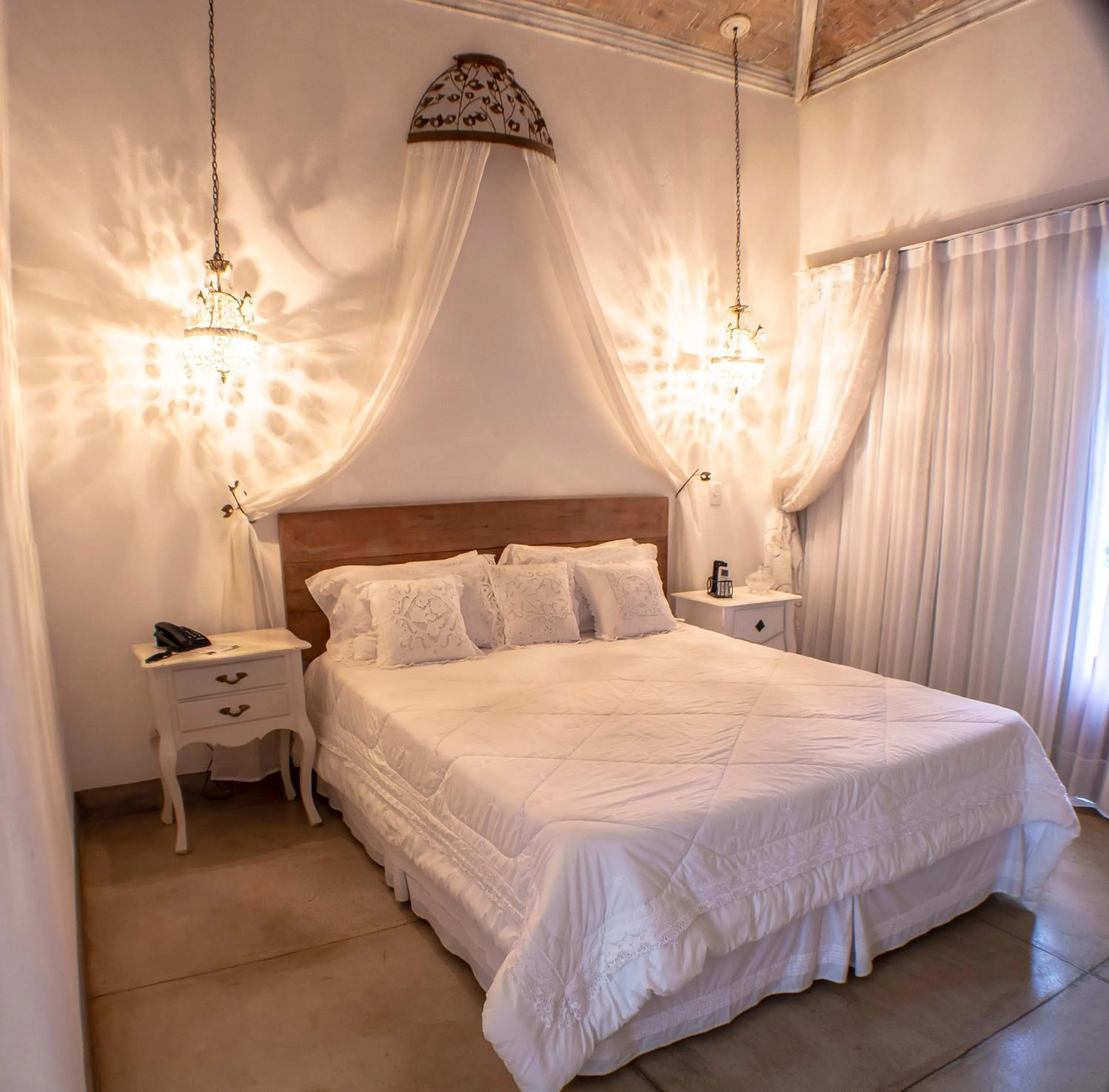 Bed in Pousada Solar da Imperatriz