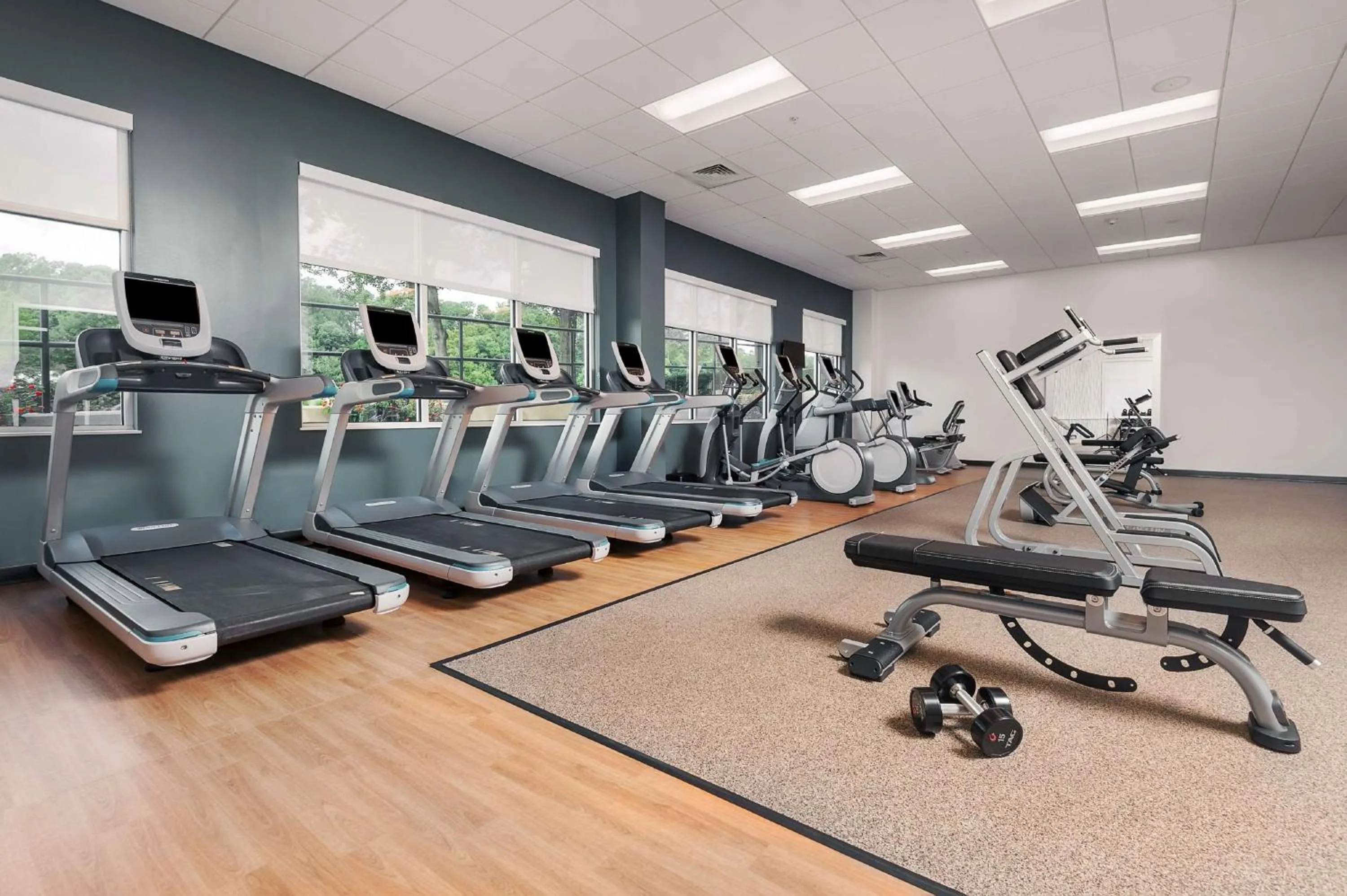 Fitness centre/facilities in Embassy Suites by Hilton Raleigh Crabtree
