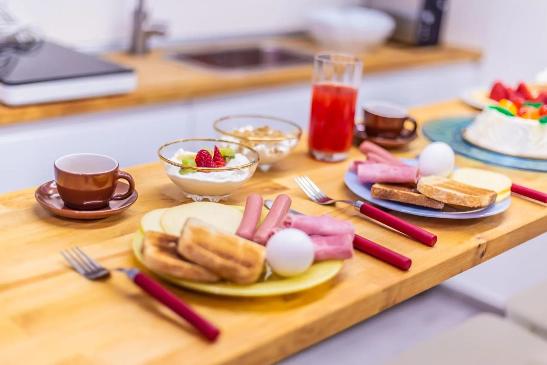 Continental breakfast in B&B Opera dei Pupi