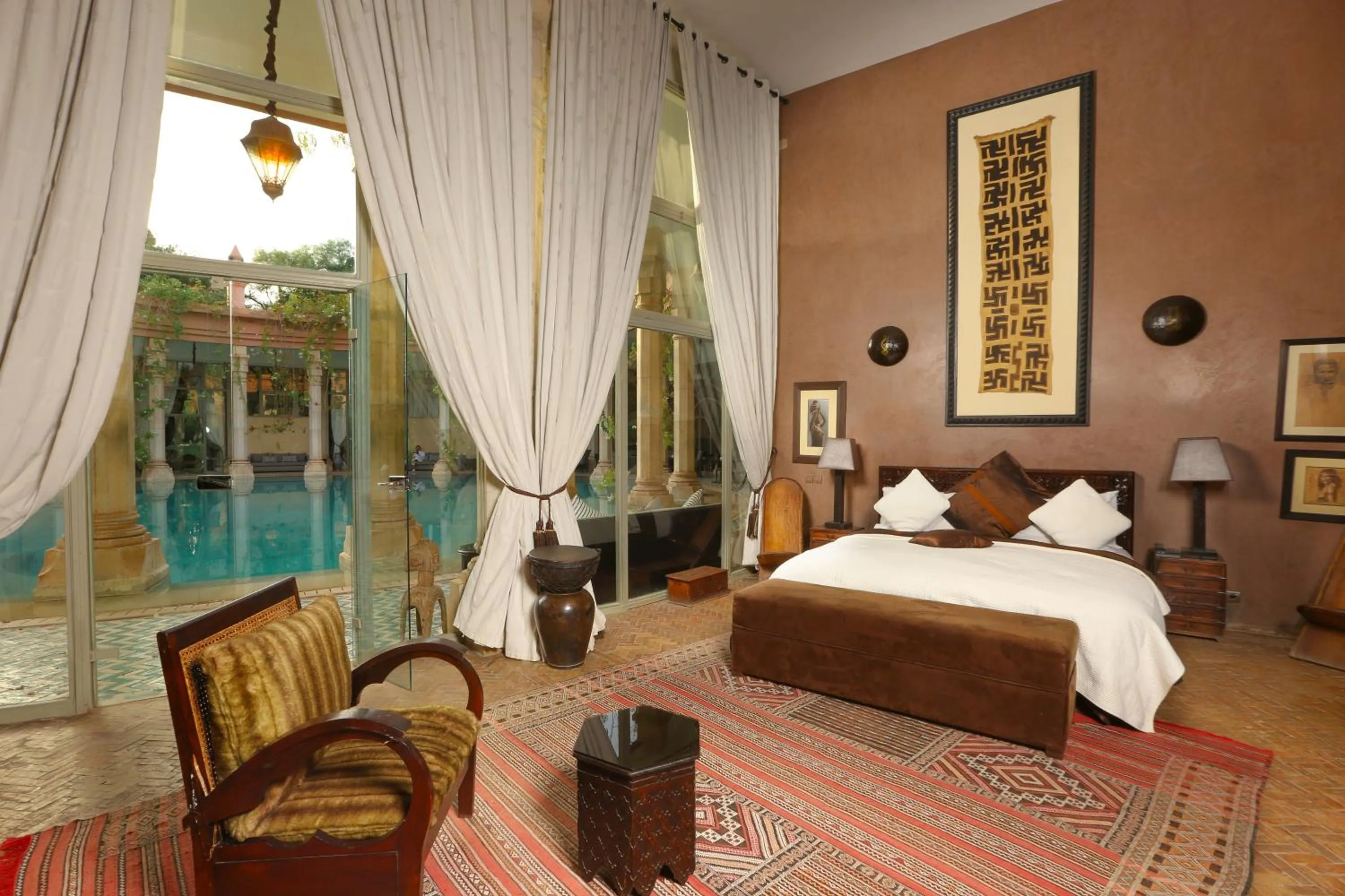 Bedroom, Bed in Le Palais Rhoul and Spa