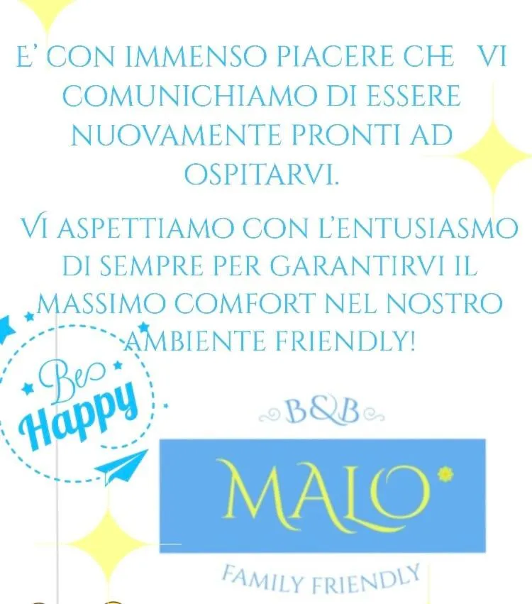 Logo/Certificate/Sign in B&B MaLò Family Friendly