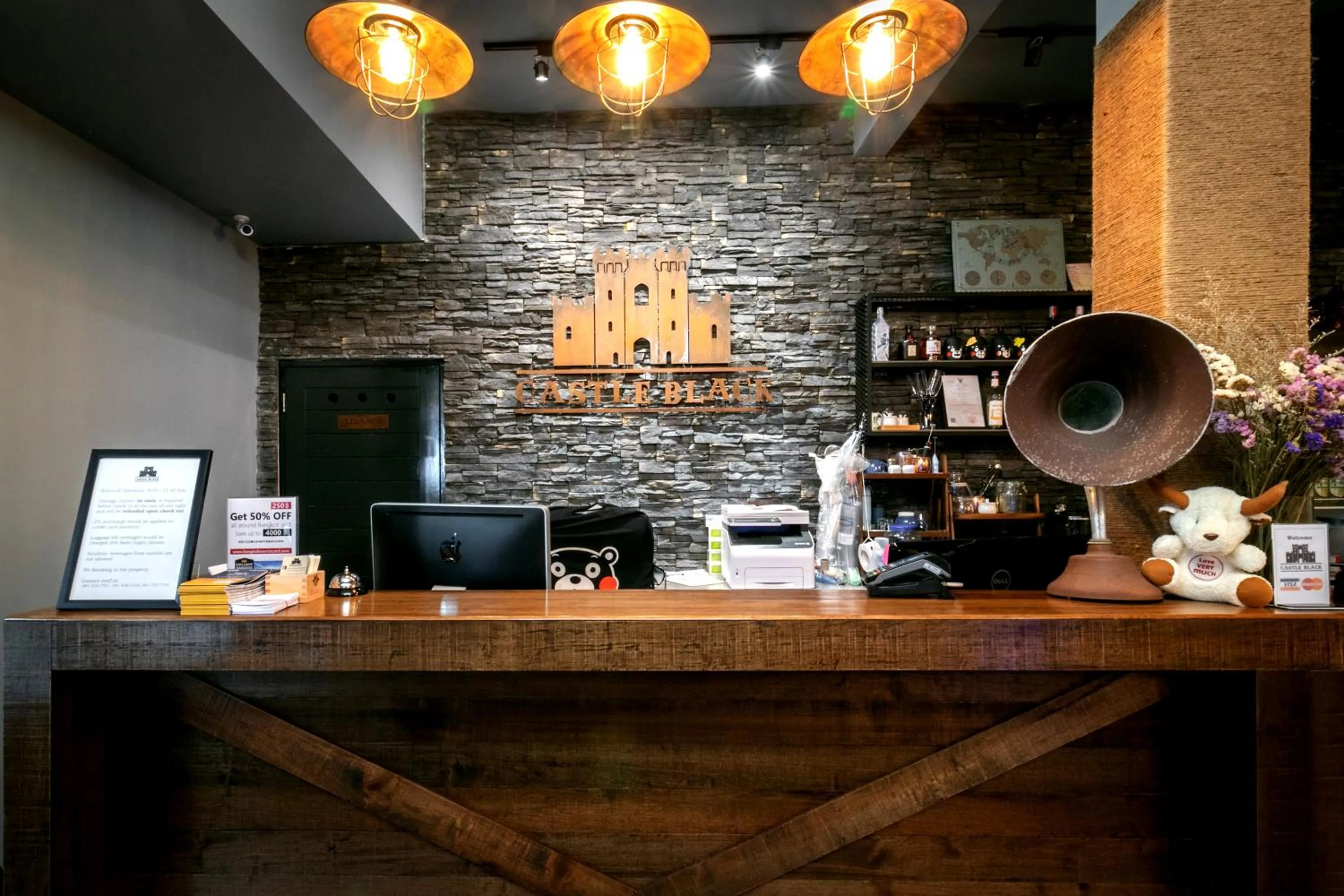 Lobby or reception in Castle Black Bangkok