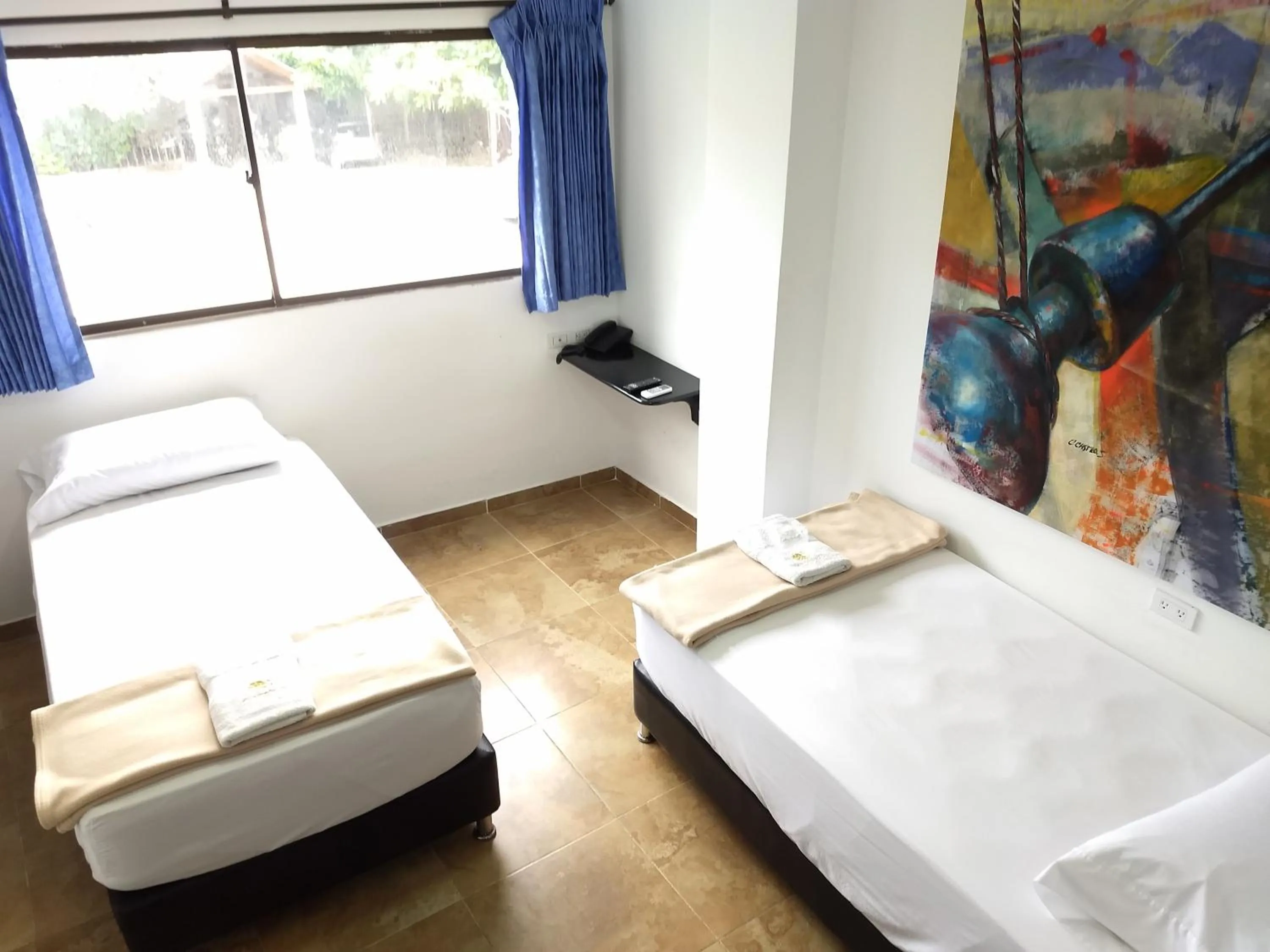 Bed in Hotel Tayromar