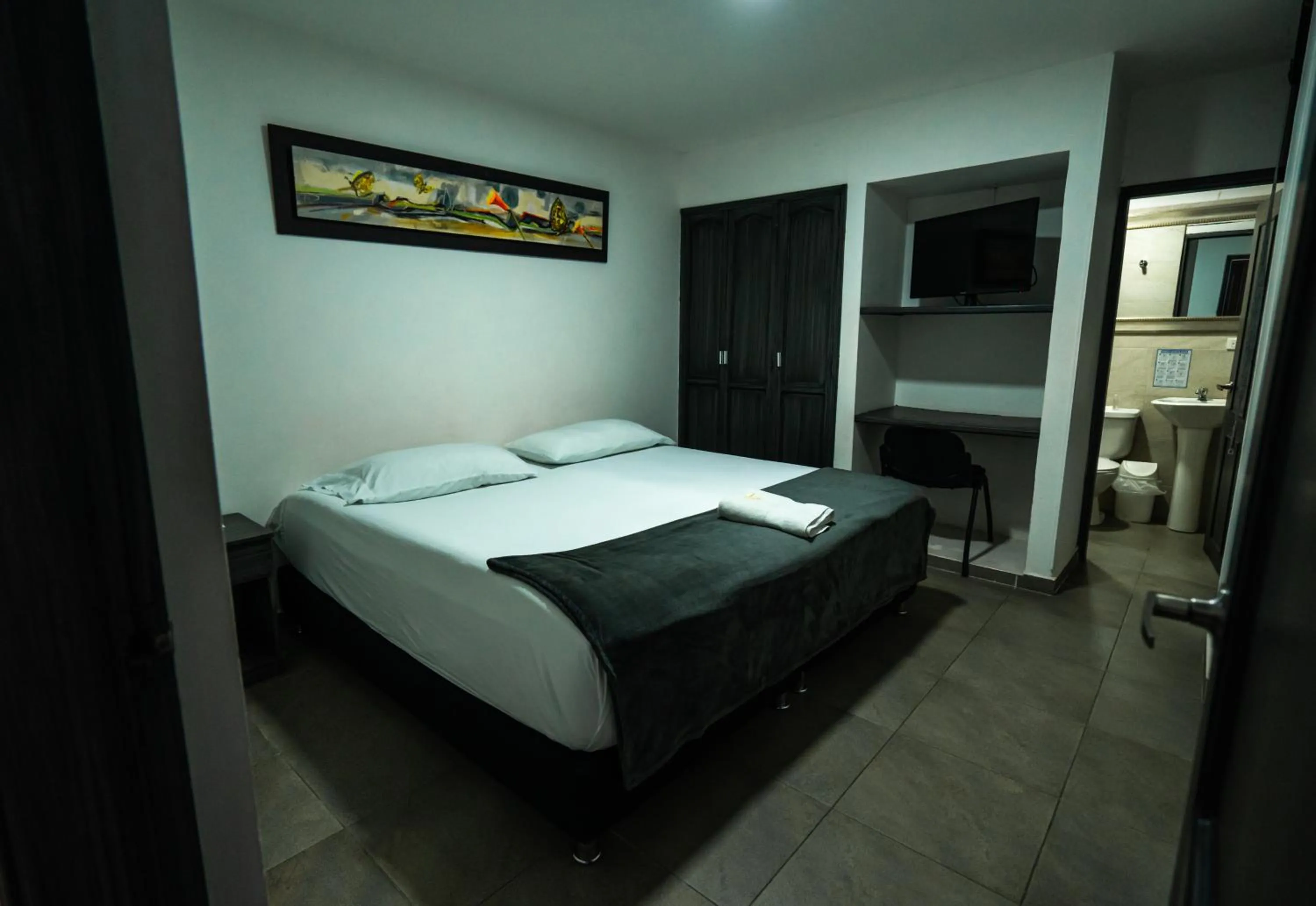 Bed in Hotel Tayromar