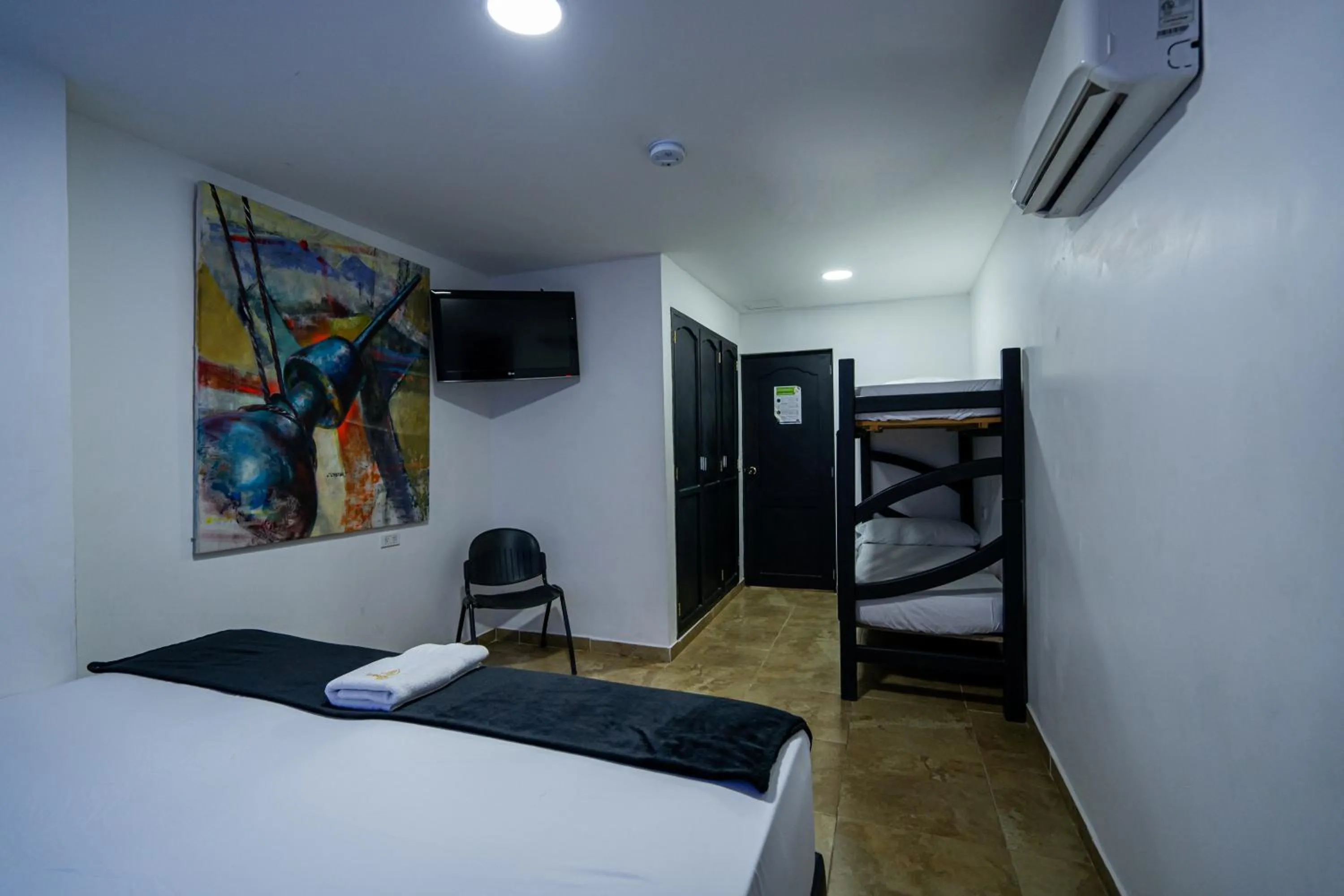 Bed in Hotel Tayromar