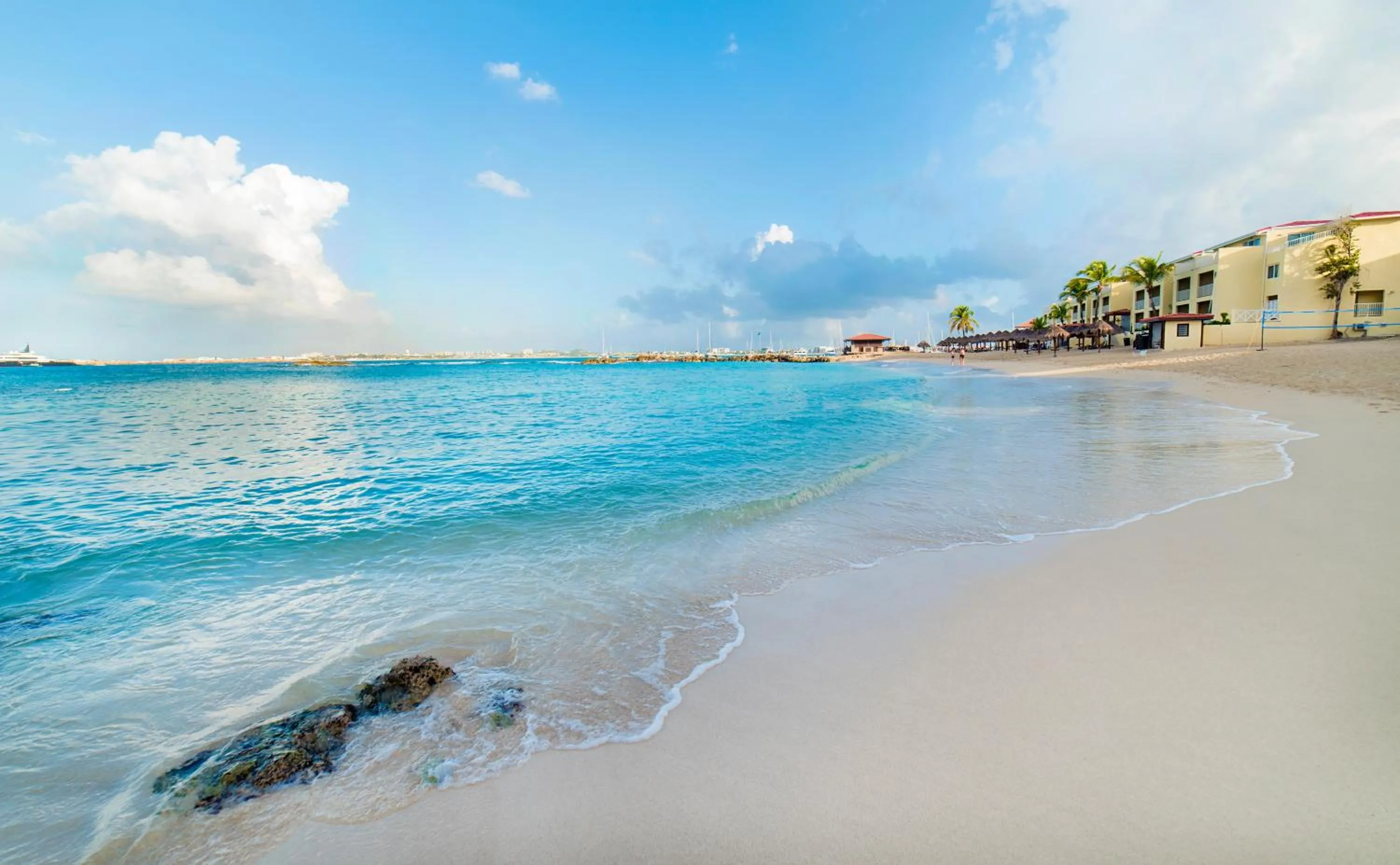 Beach in Simpson Bay Resort Marina & Spa
