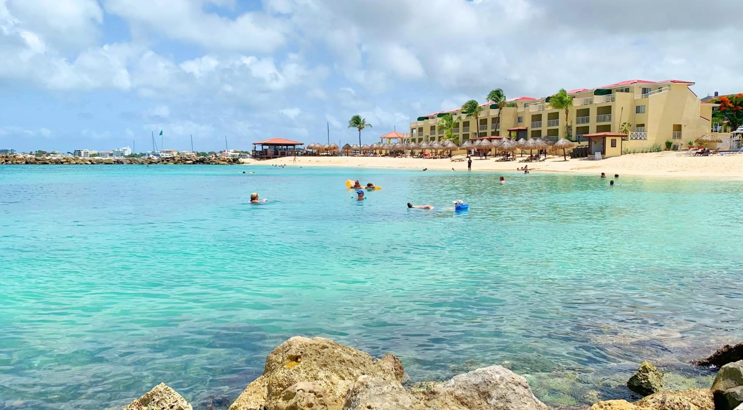 Beach in Simpson Bay Resort Marina & Spa