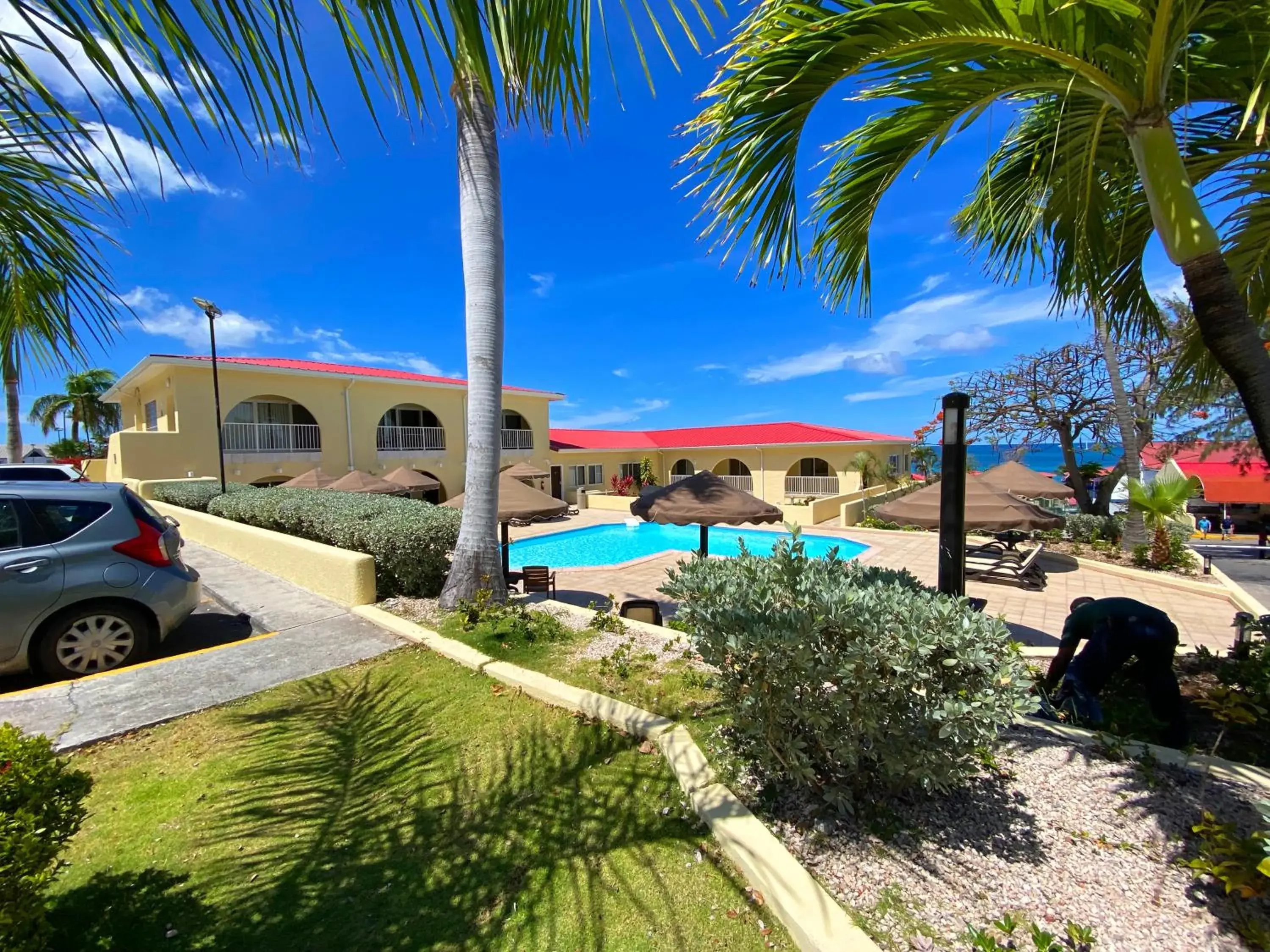 Swimming pool in Simpson Bay Resort Marina & Spa Swimming pool in Simpson Bay Resort Marina & Spa