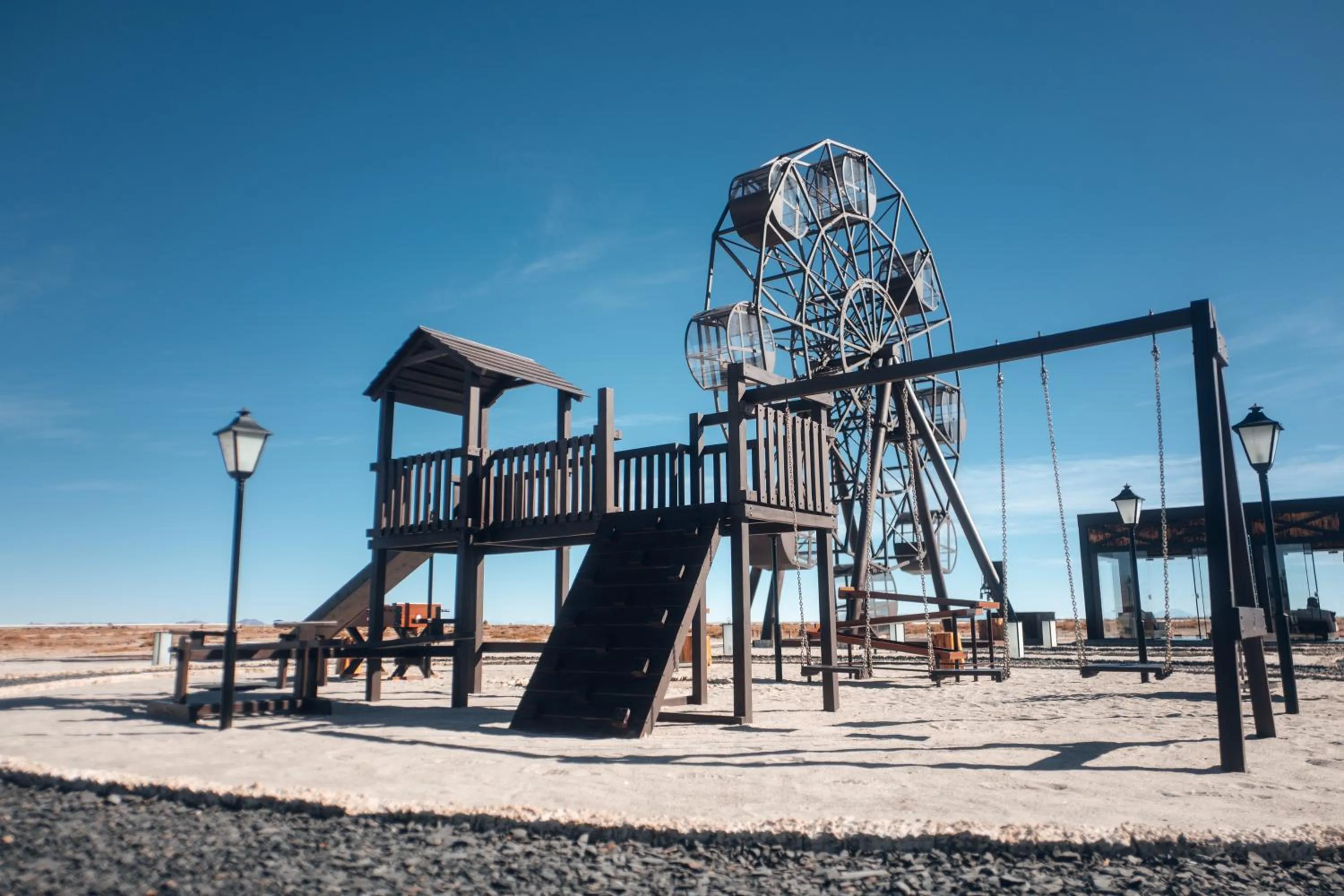 Children play ground in Hotel Palacio de Sal