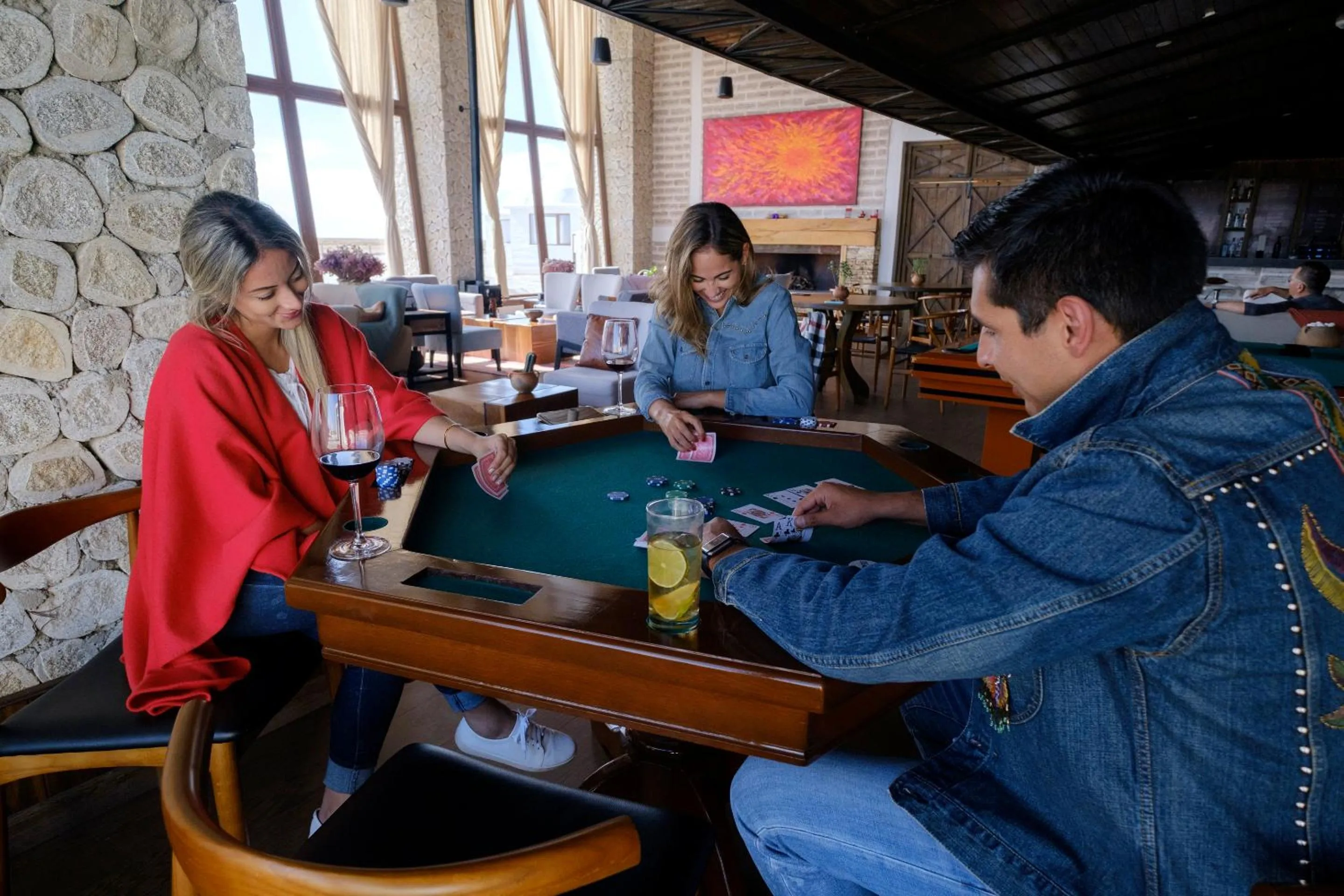 People in Hotel Palacio de Sal