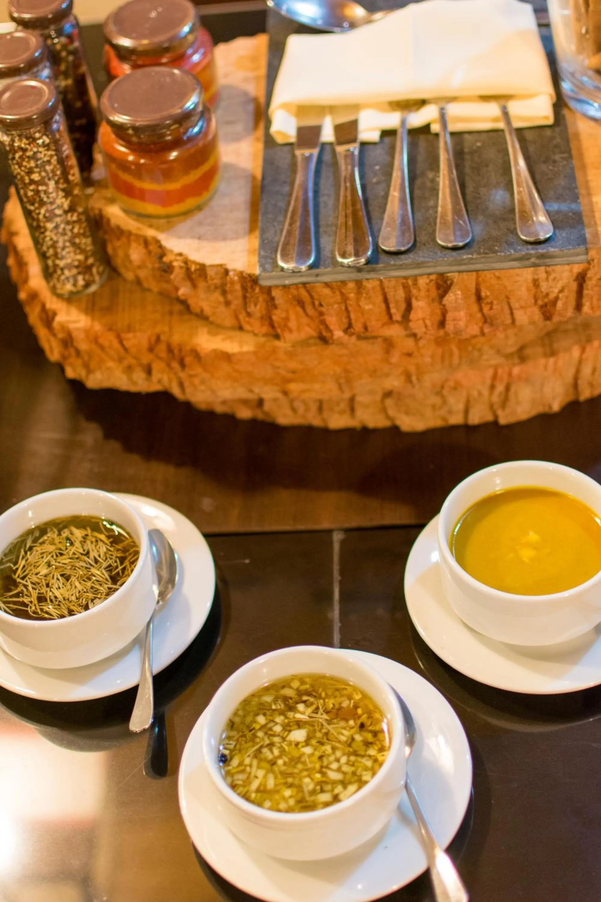 Food close-up in Hotel Palacio de Sal