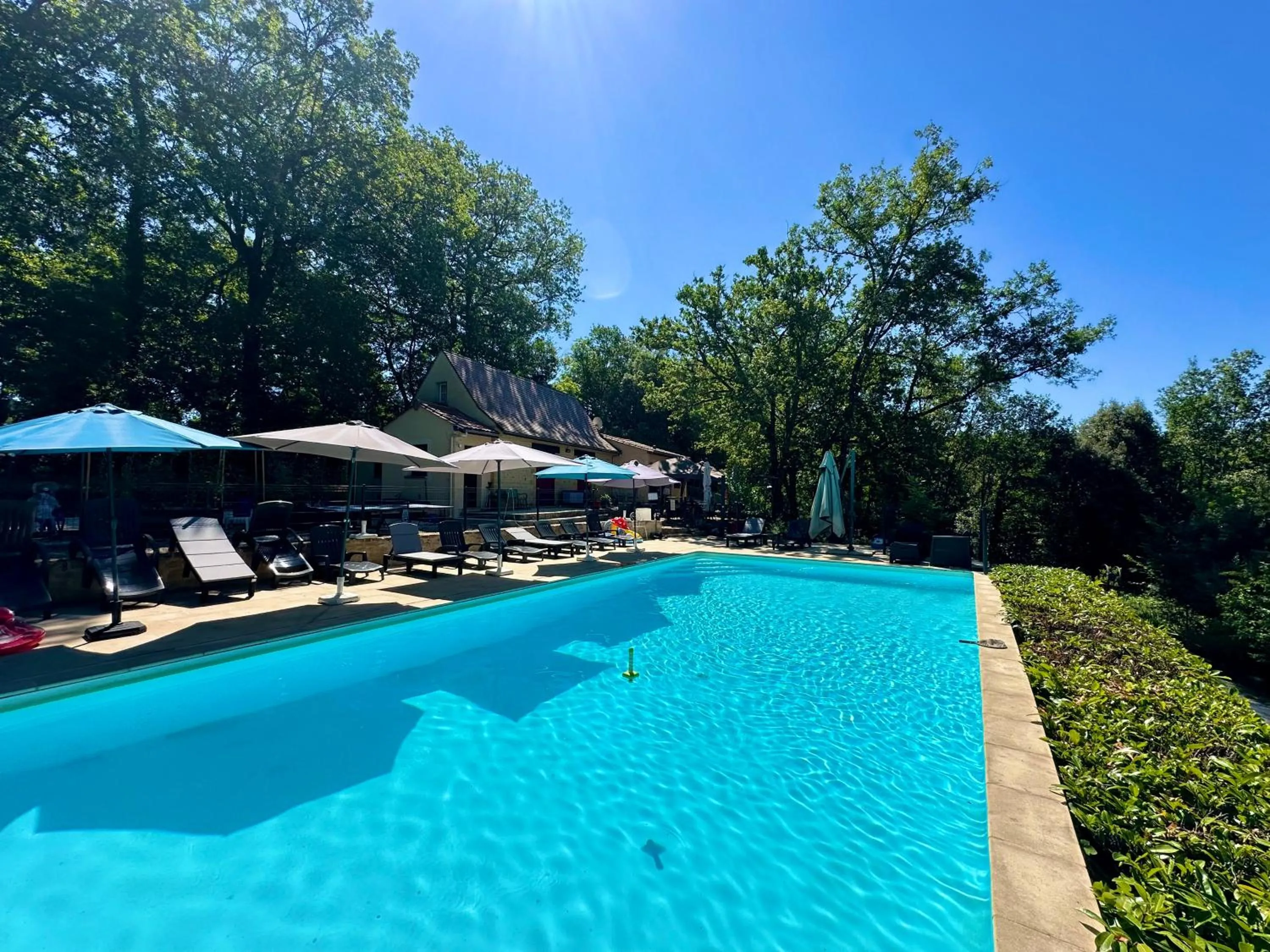 gîte le nieudegat chambre et table d'hôte piscine climatisation proche de Sarlat au coeur de la nature