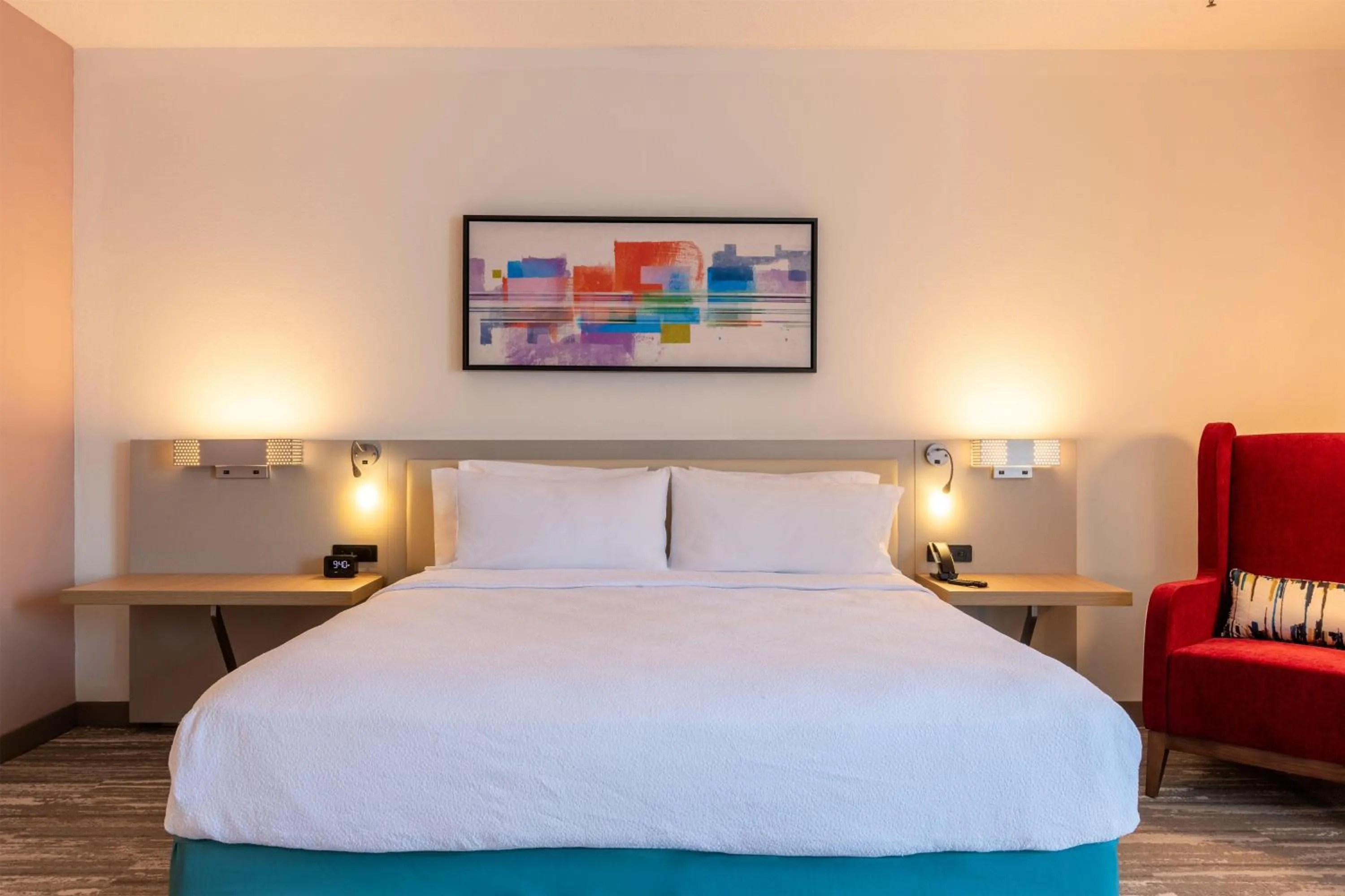 Bed in Hilton Garden Inn Portland Airport