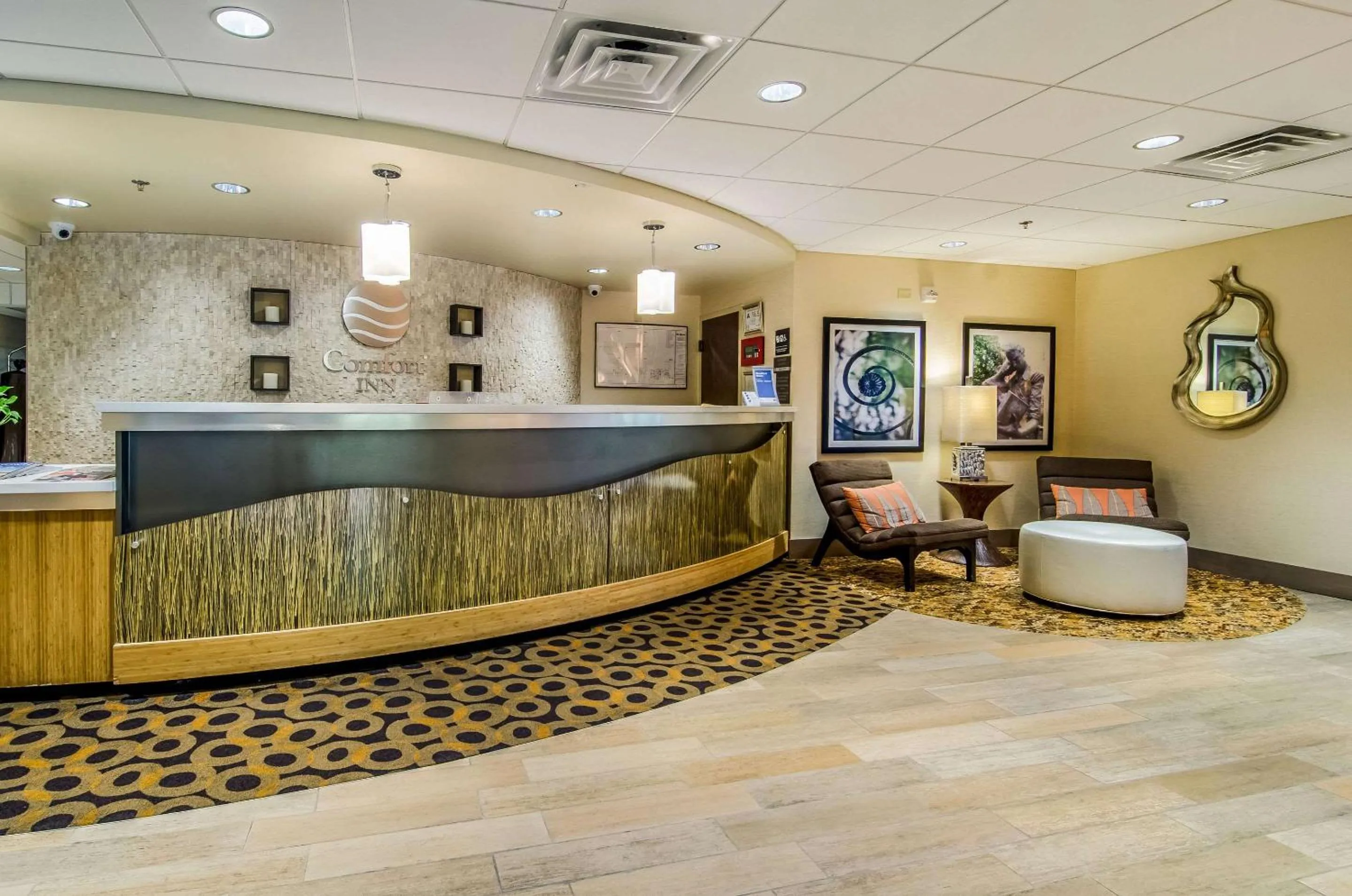 Lobby or reception in Comfort Inn Raleigh Midtown
