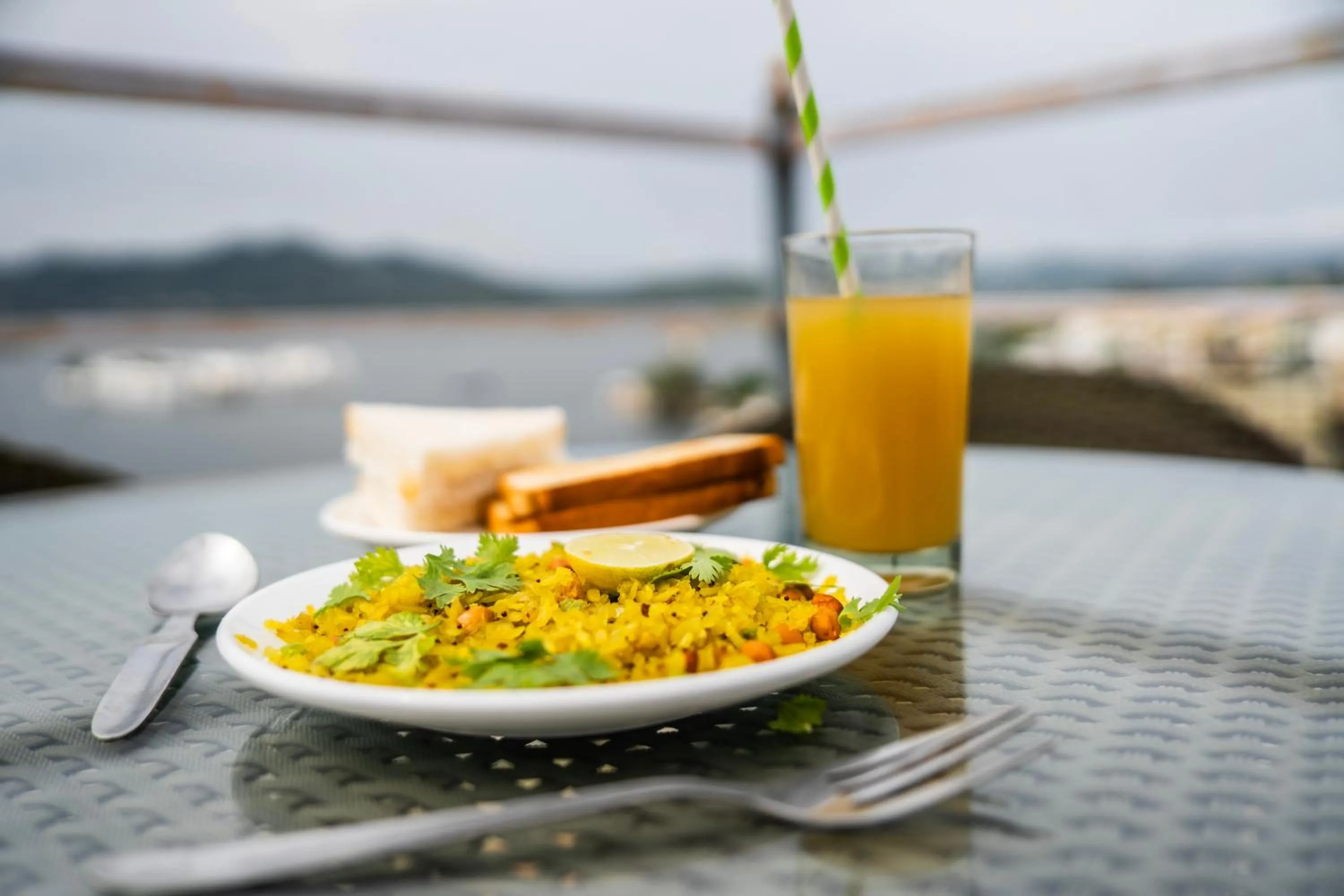 Food and drinks in The Lake View Hotel- On Lake Pichola