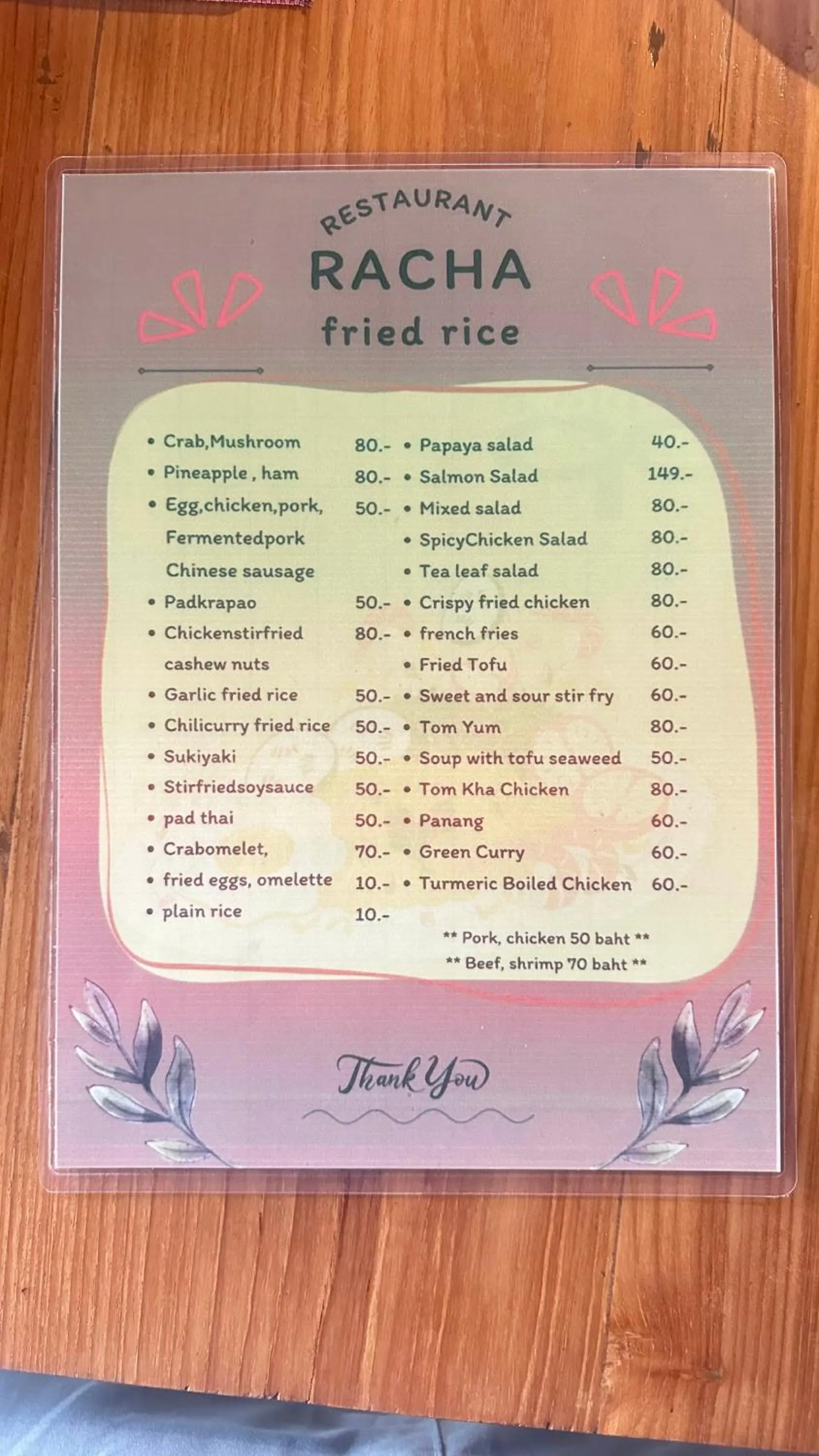 Restaurant/places to eat in Sirita