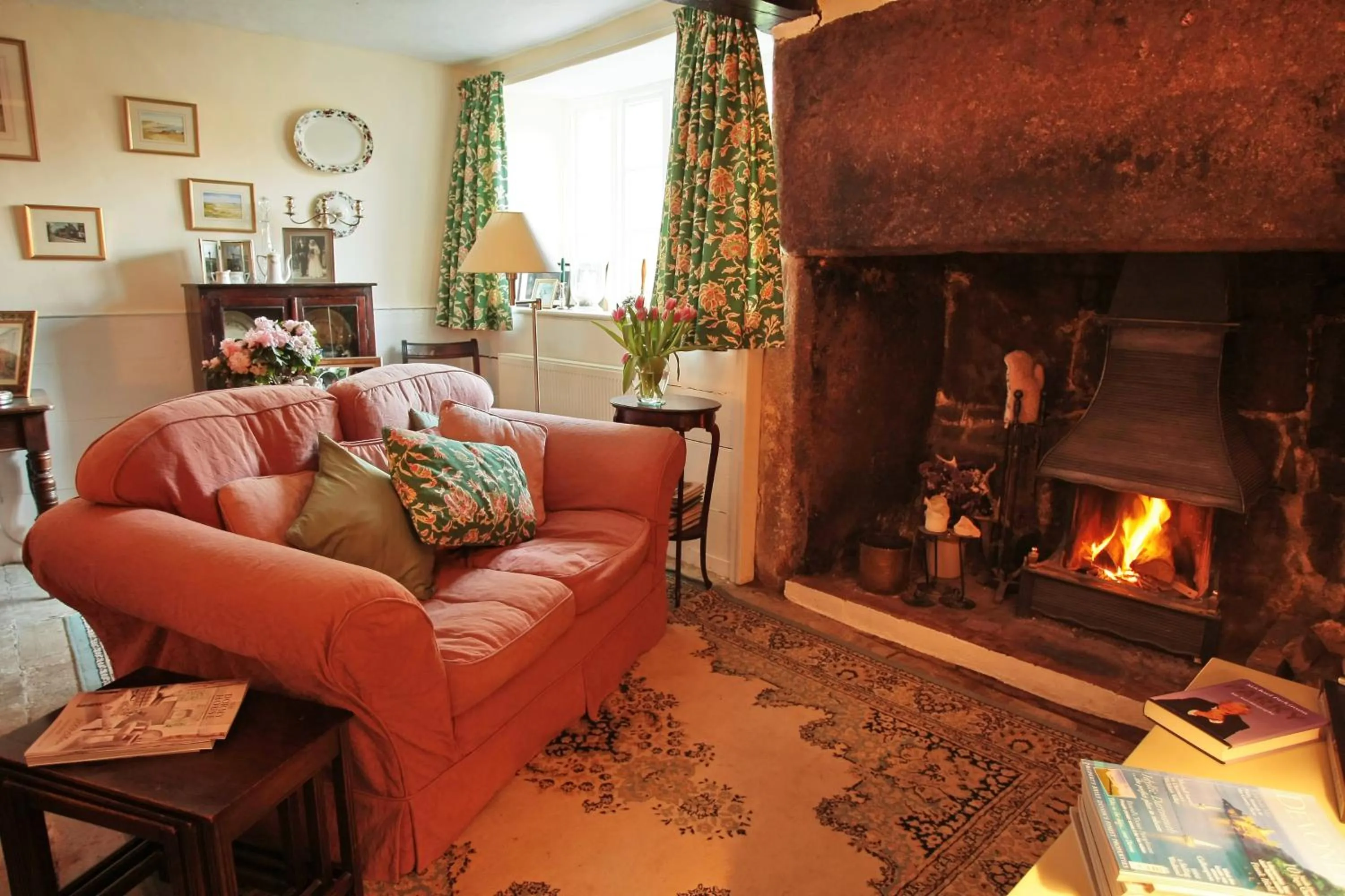 Living room in Brook Farmhouse