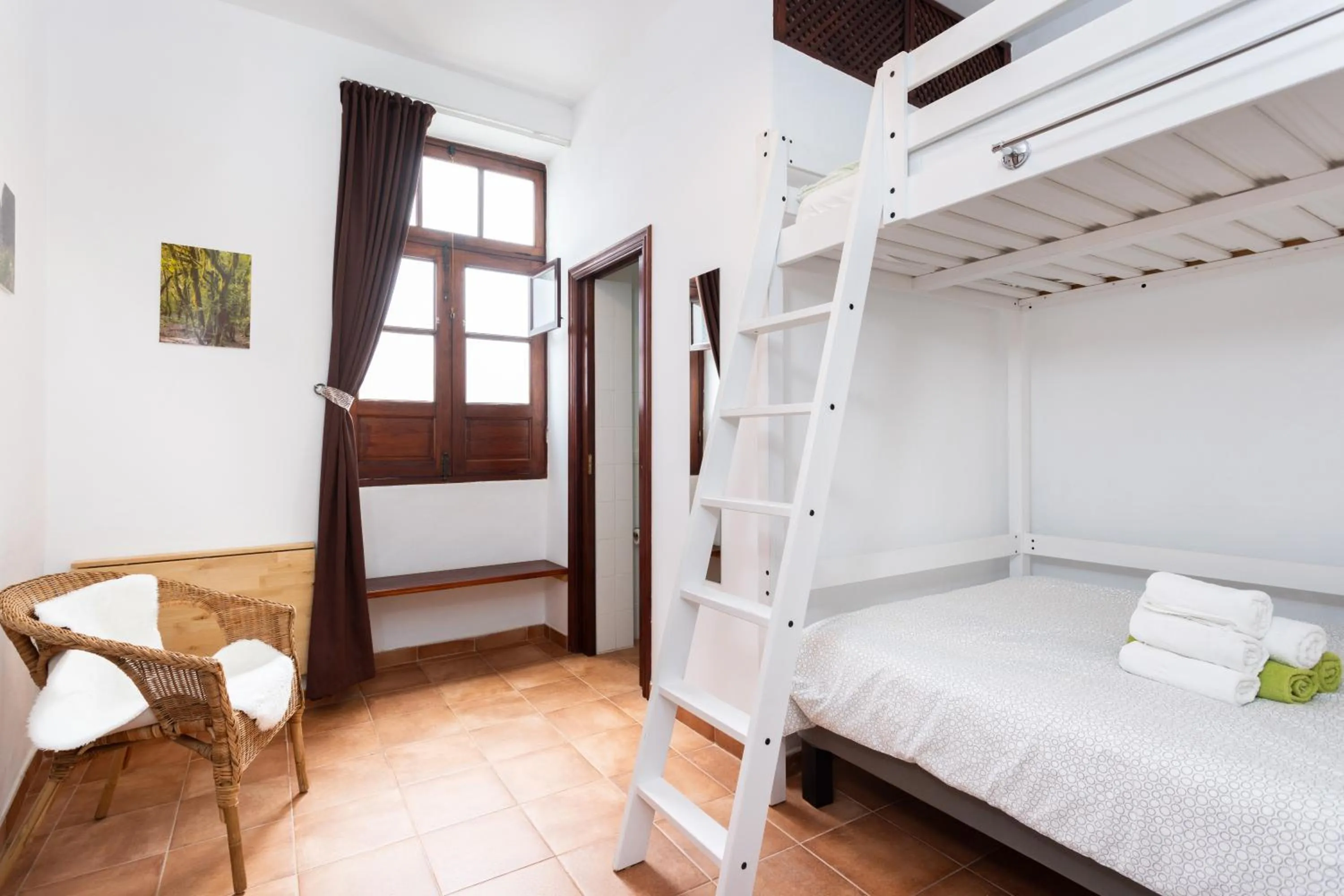 Bed in Tabaiba Guesthouse