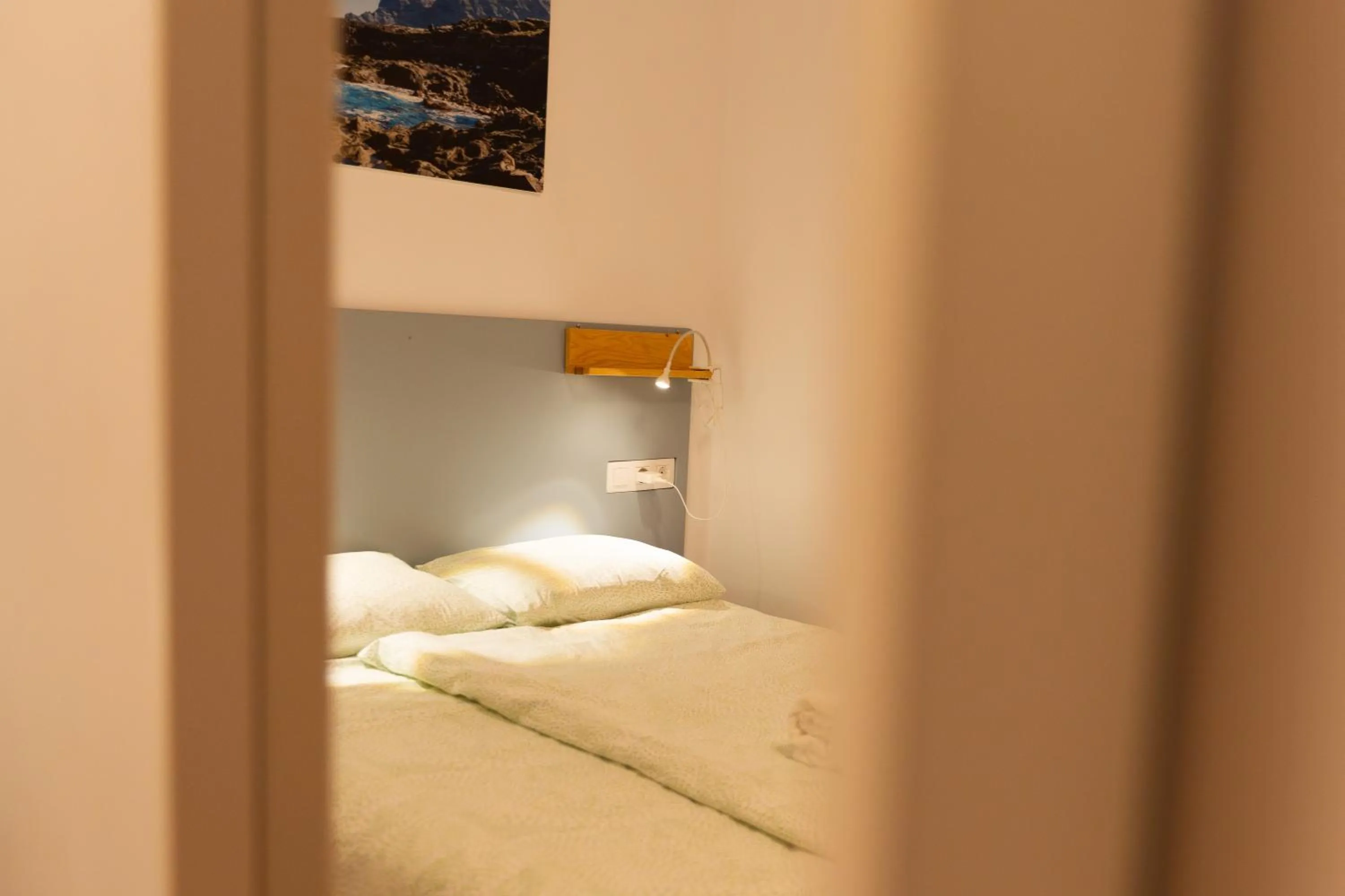 Bed in Tabaiba Guesthouse