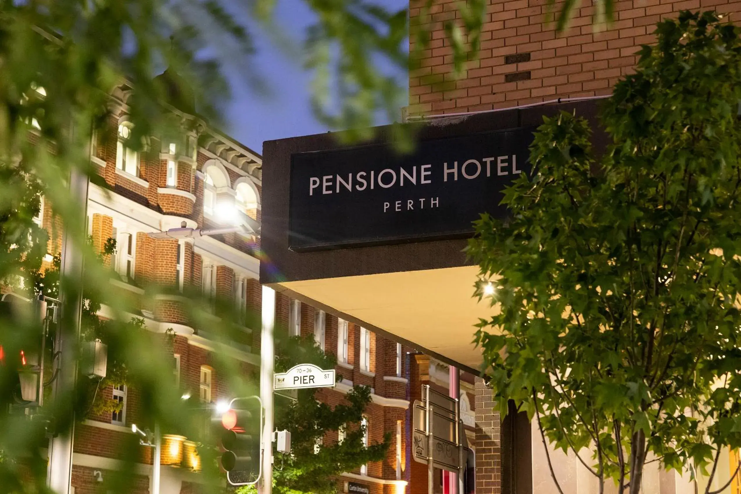 Property building in Pensione Hotel Perth Property building in Pensione Hotel Perth