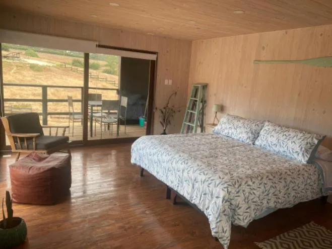 Bed in Lotus Lodge