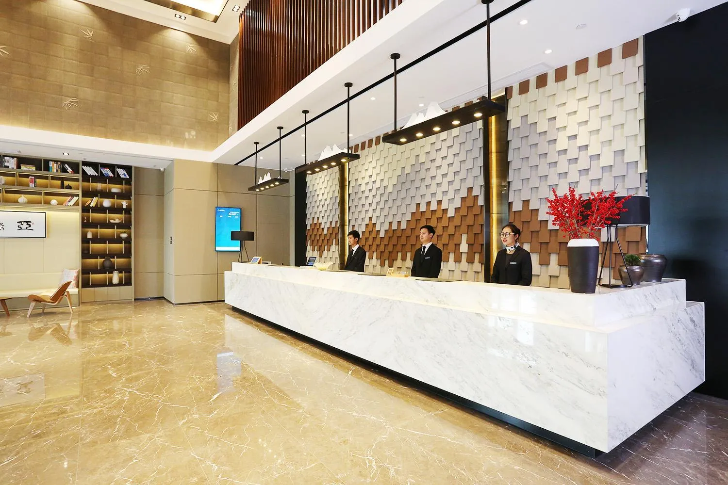 Lobby or reception in Atour Hotel Hangzhou Jinsha Lake