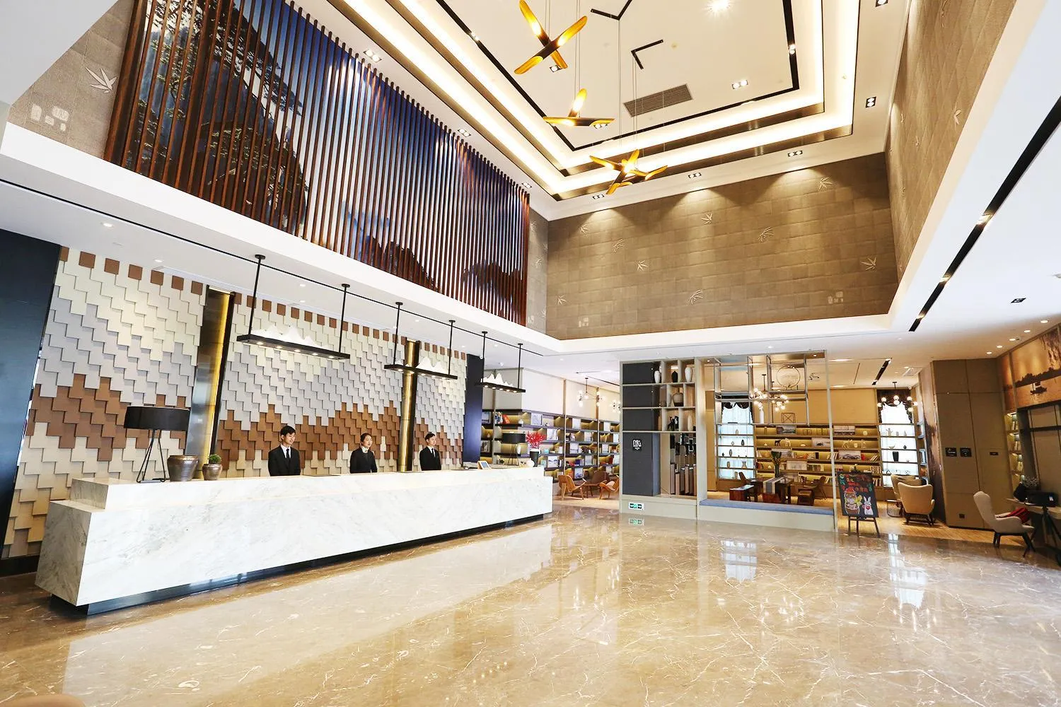 Lobby or reception in Atour Hotel Hangzhou Jinsha Lake