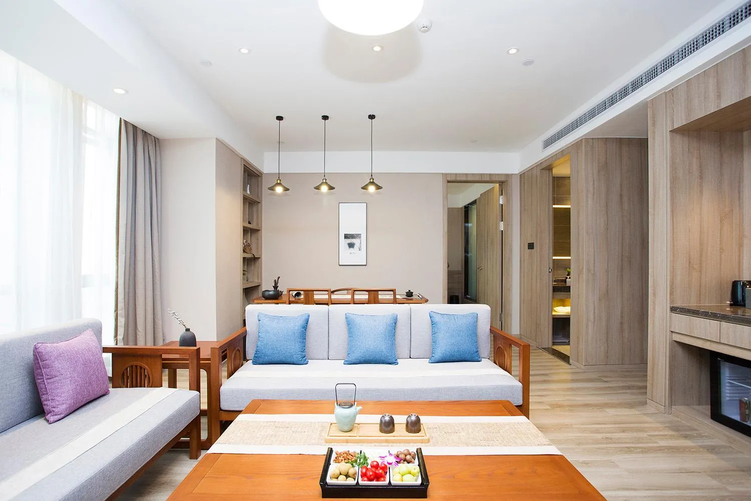 Living room in Atour Hotel Hangzhou Jinsha Lake