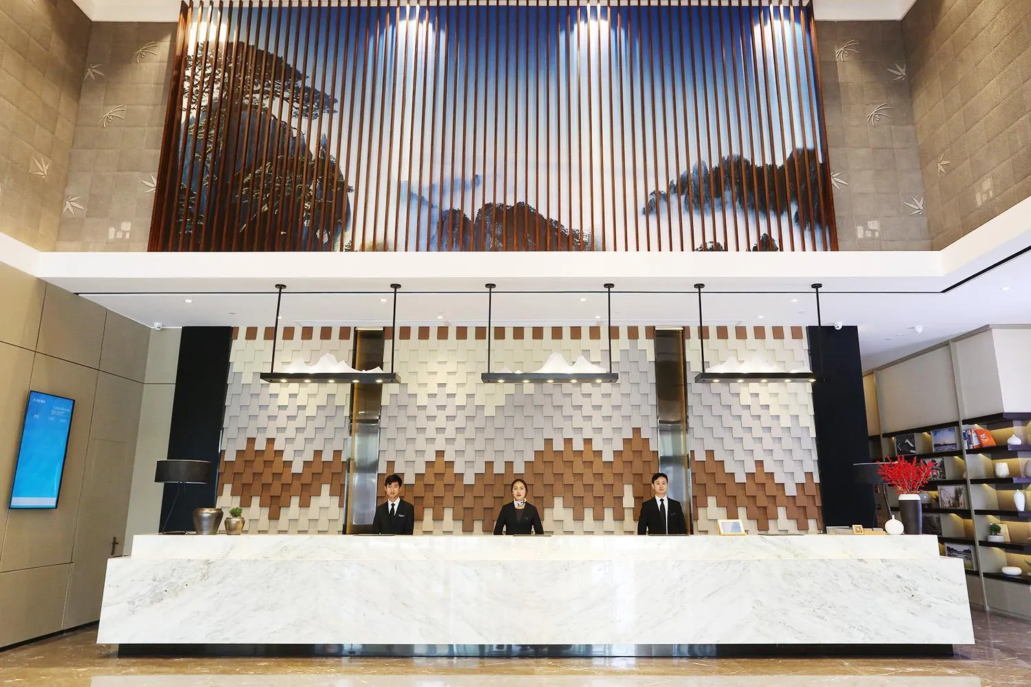 Lobby or reception in Atour Hotel Hangzhou Jinsha Lake