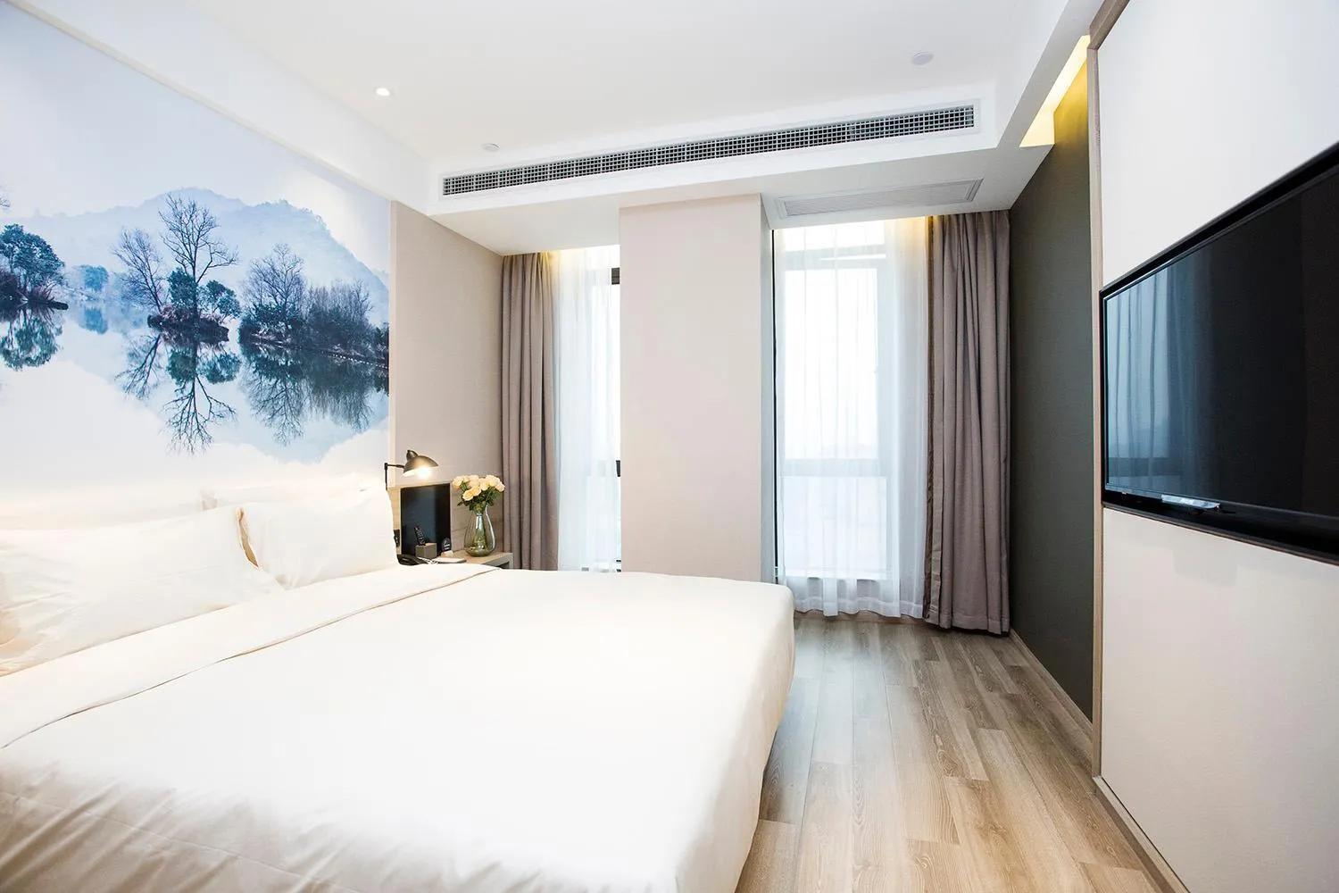 Bedroom, Bed in Atour Hotel Hangzhou Jinsha Lake