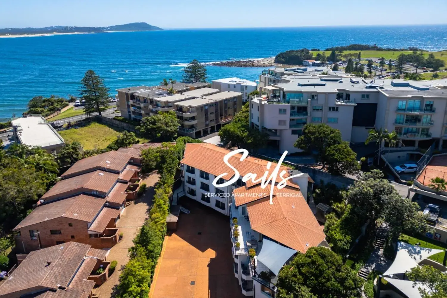 Bird's eye view in Terrigal Sails Serviced Apartments Bird's eye view in Terrigal Sails Serviced Apartments