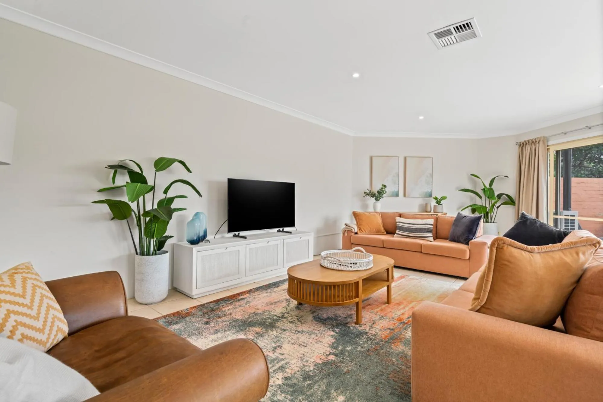 Living room in Terrigal Sails Serviced Apartments