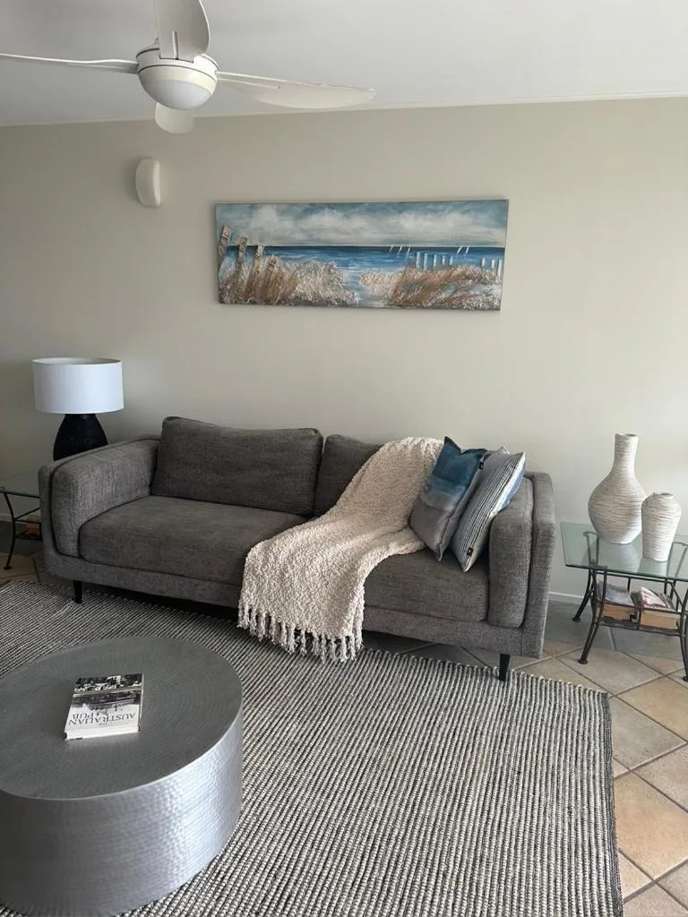 Living room in 2 Bedroom Top Floor Unit - Ocean Views and Pool- Headlands Resort