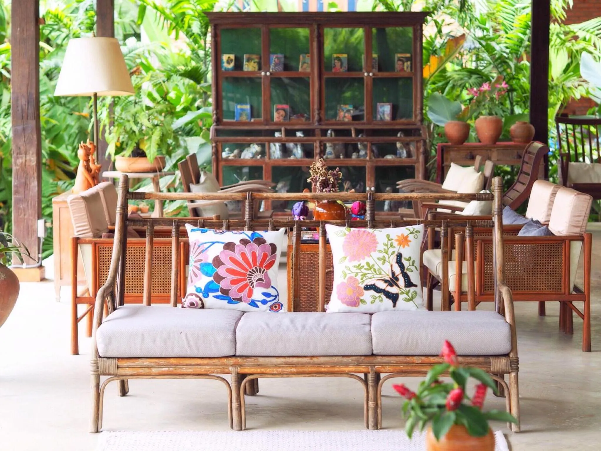Living room in BaanSuk Sukhothai Resort