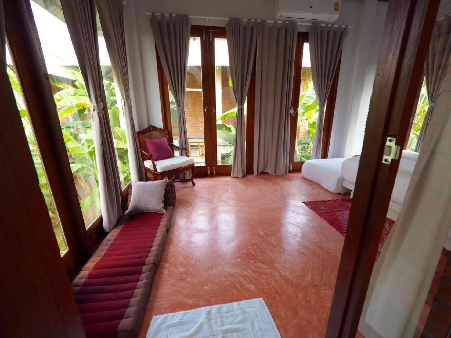 Bedroom, Bed in BaanSuk Sukhothai Resort