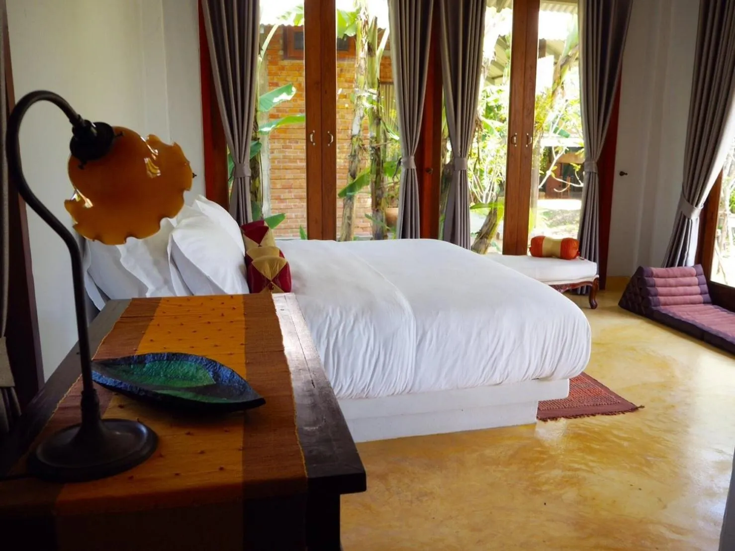 Bedroom, Bed in BaanSuk Sukhothai Resort