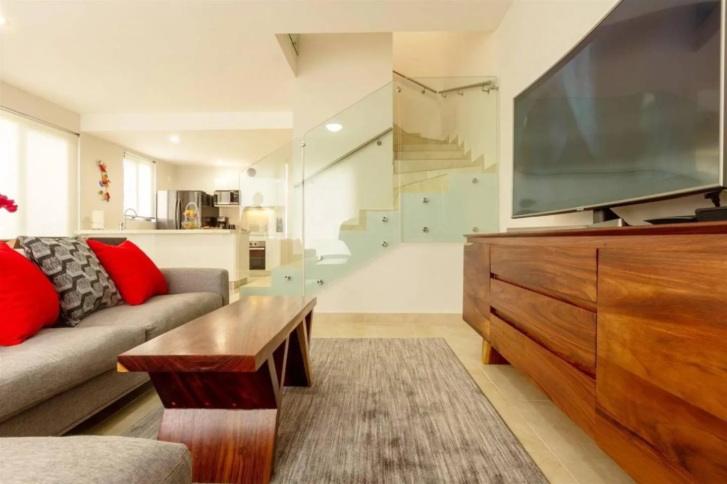 Living room in Ciudad Mayakoba Homes by Vimex