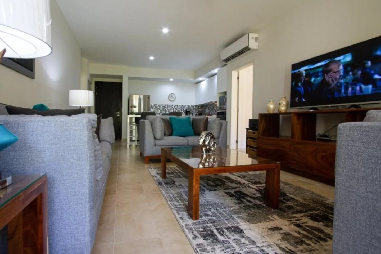 Living room in Ciudad Mayakoba Homes by Vimex