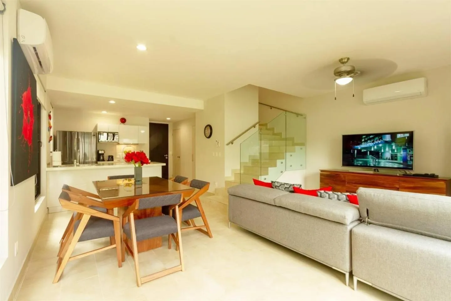 Living room in Ciudad Mayakoba Homes by Vimex