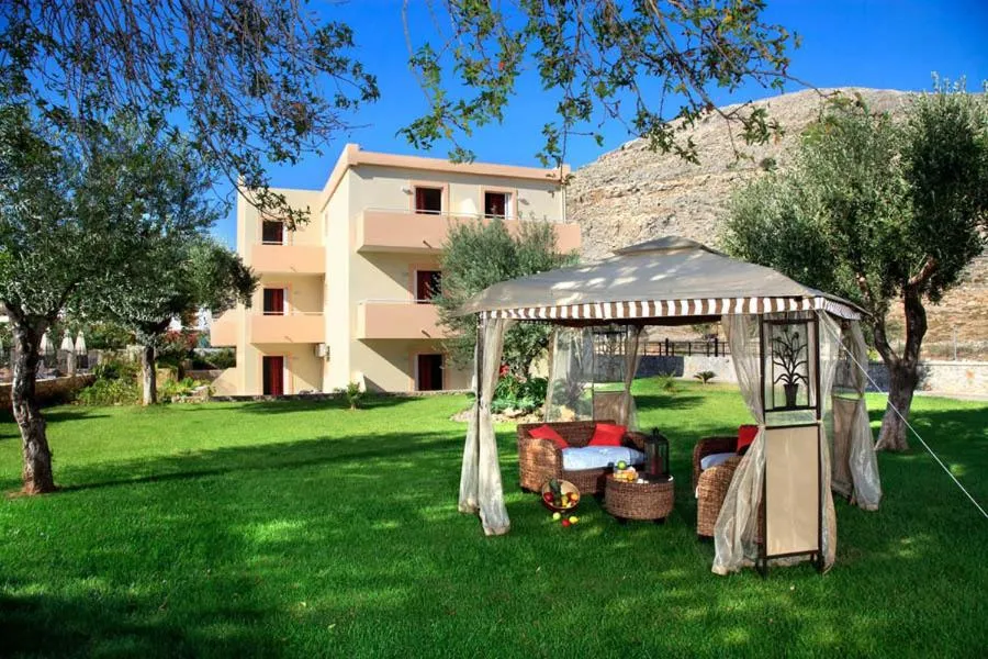 Garden in Lindos Blue Sky