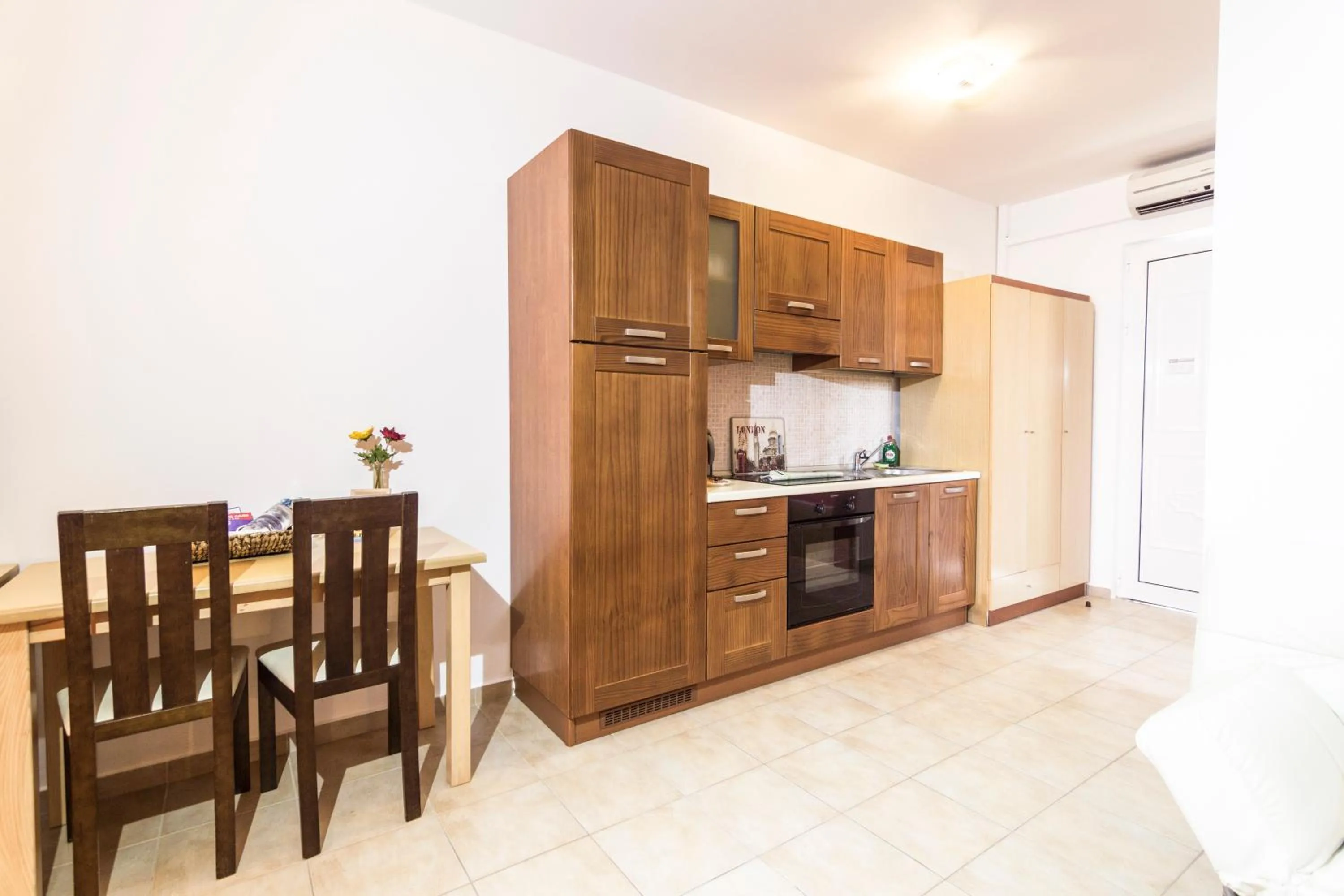Kitchen or kitchenette in Lindos Blue Sky