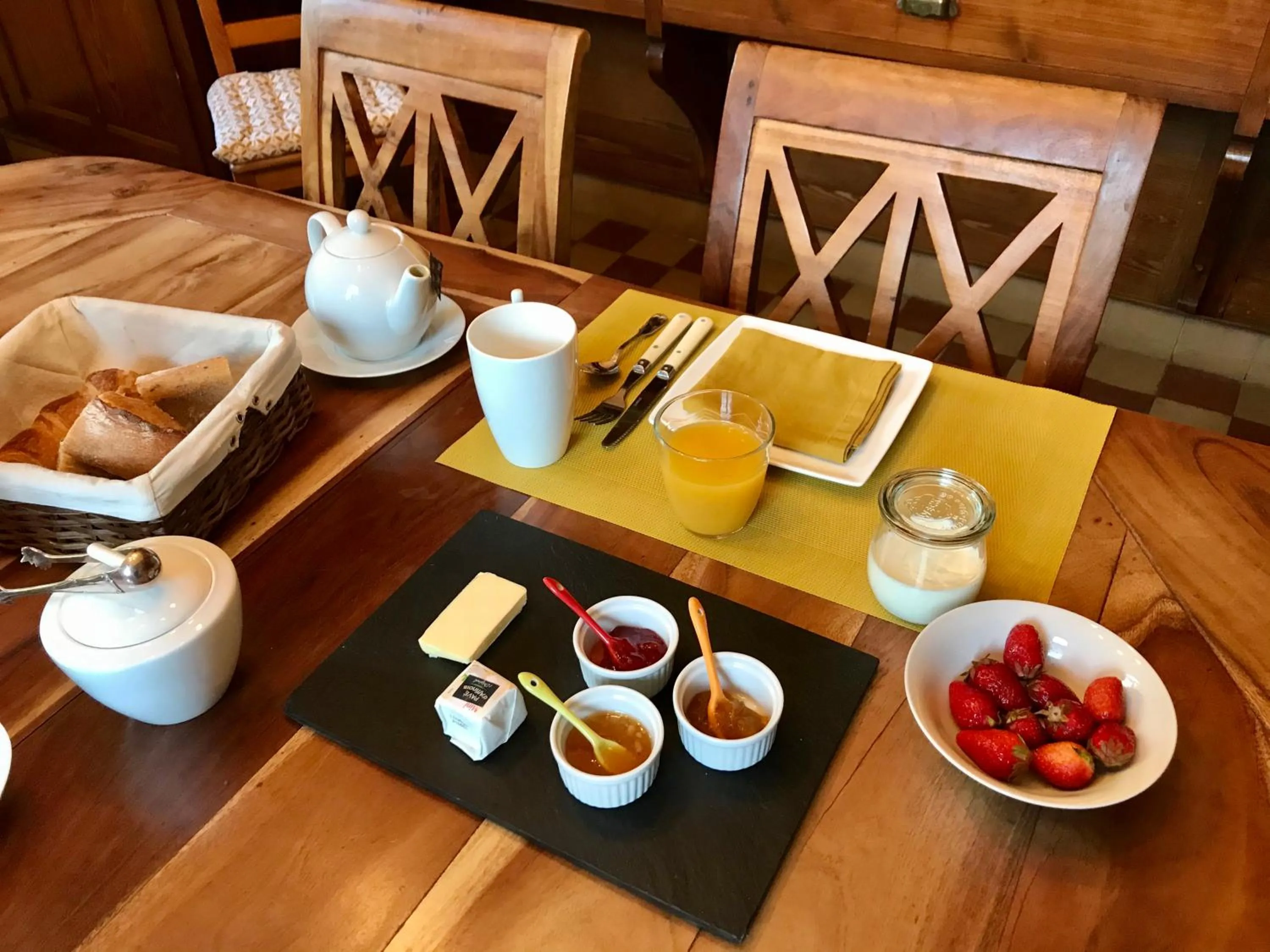 Food and drinks in Domaine de Joreau